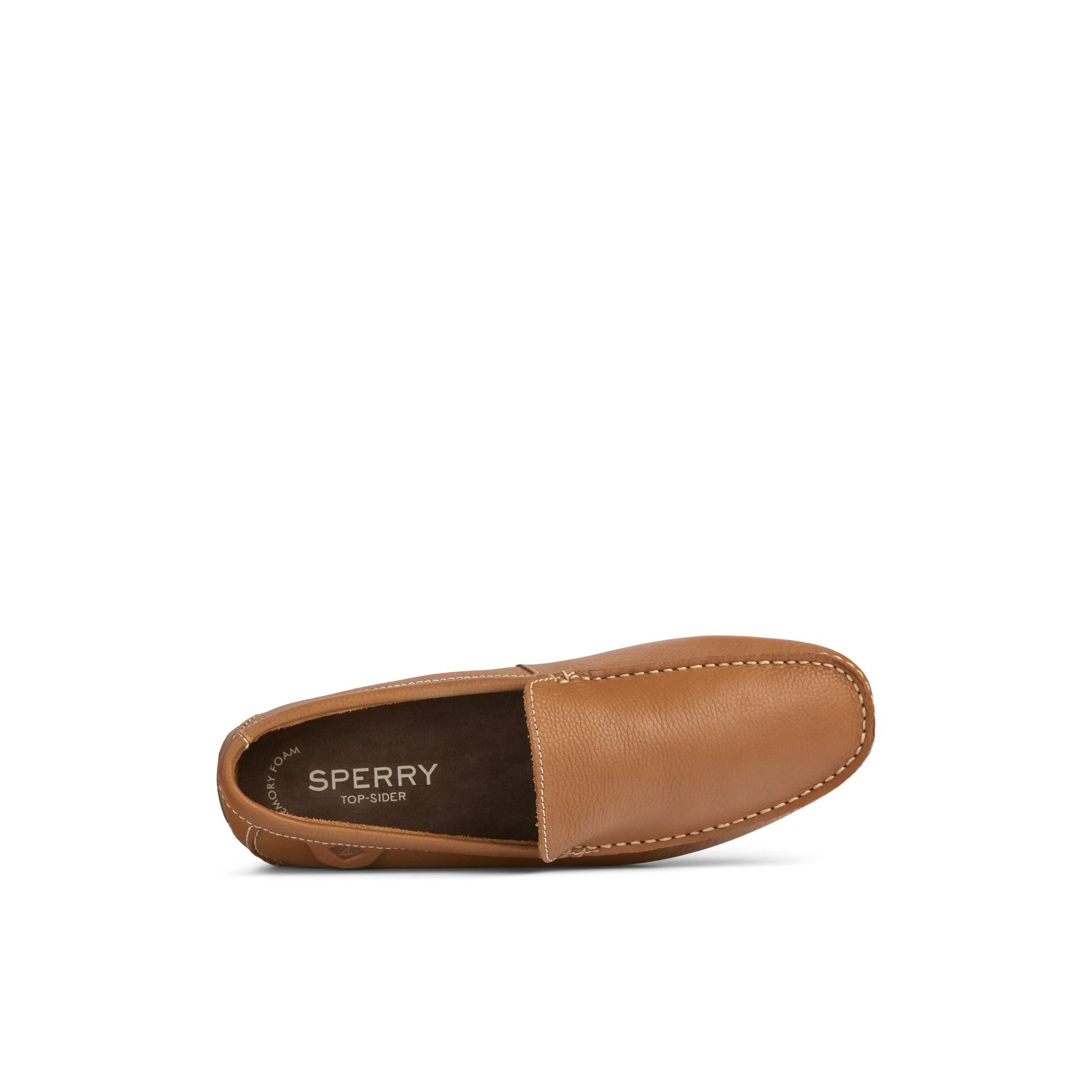 Top-down view of the Medium Beige Wave Venetian Driver Driver Loafer Casual Shoes