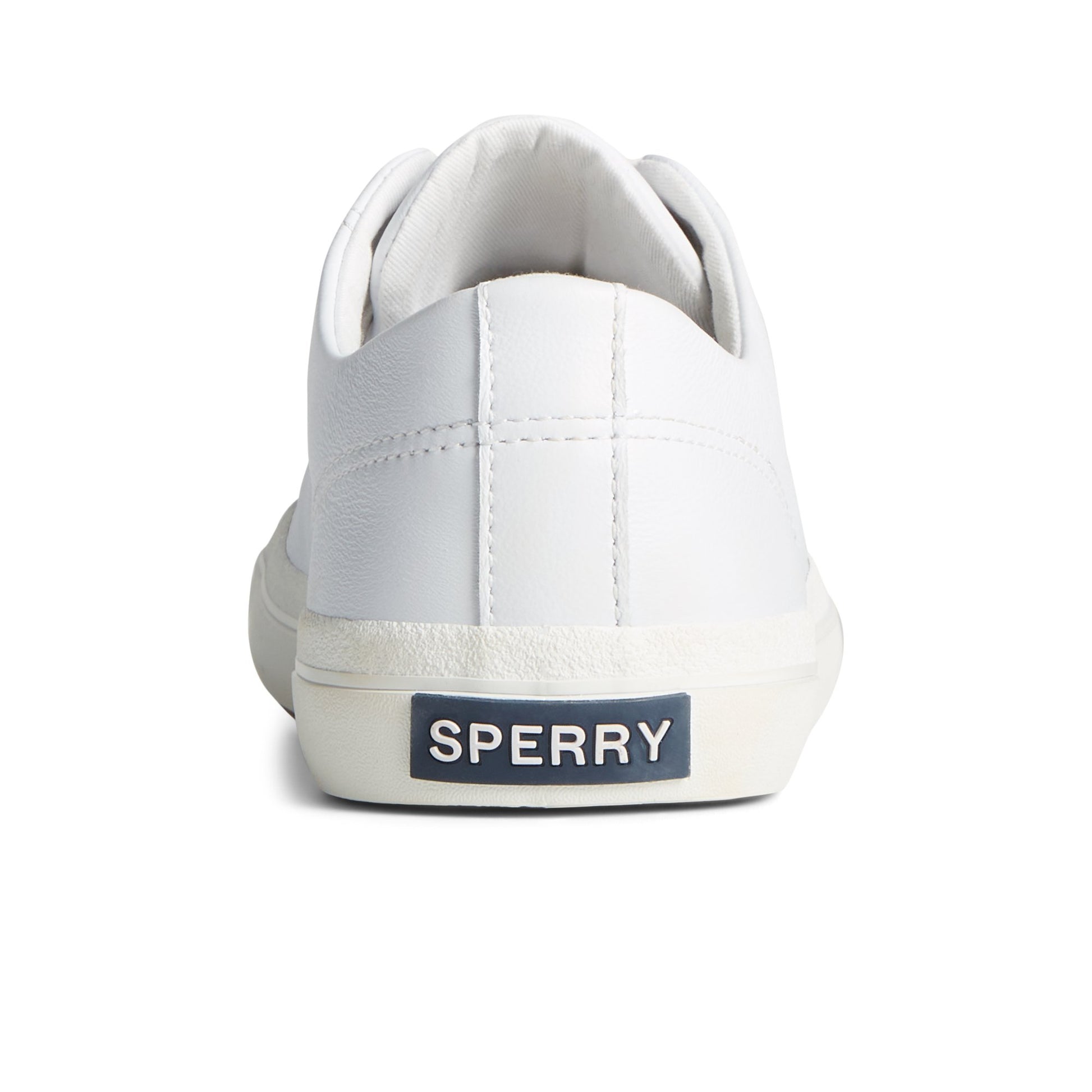Close-up of the White Striper II LTT Leather Sneaker Vulcanized Sneaker
