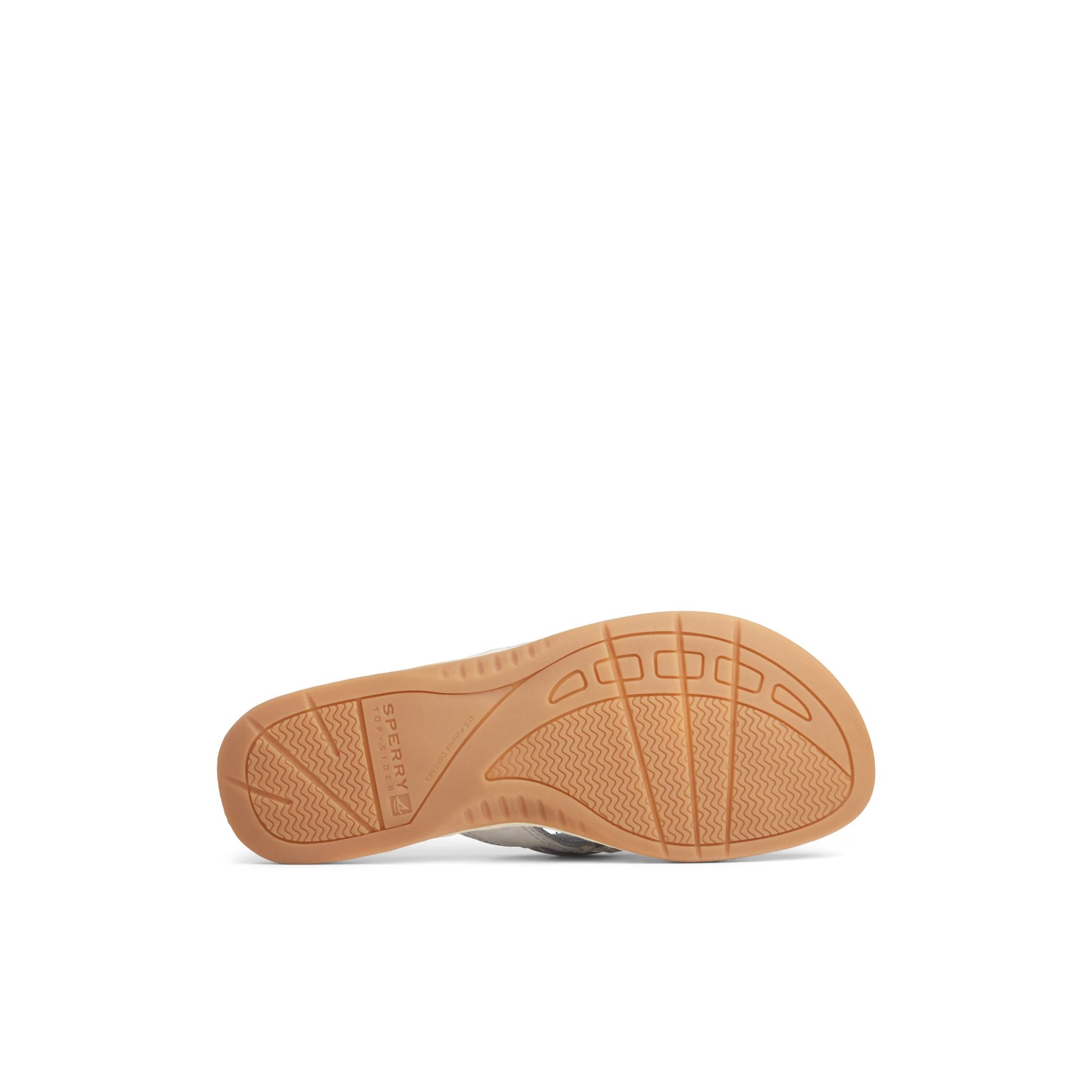 View of Light Grey Parrotfish Sandal Flip Flop Thong Sandals's sole