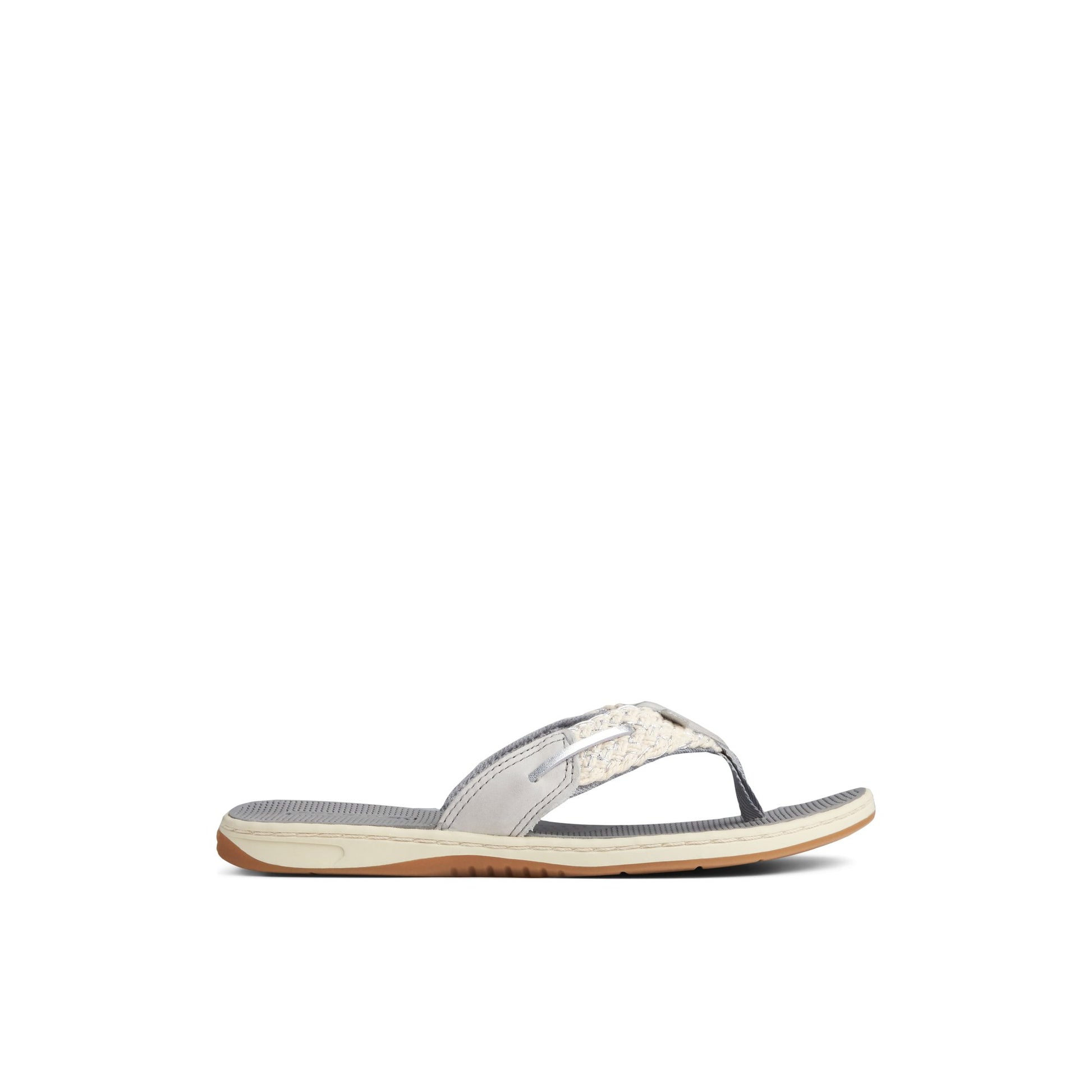 Main View of Light Grey Parrotfish Sandal Flip Flop Thong Sandals for Womens