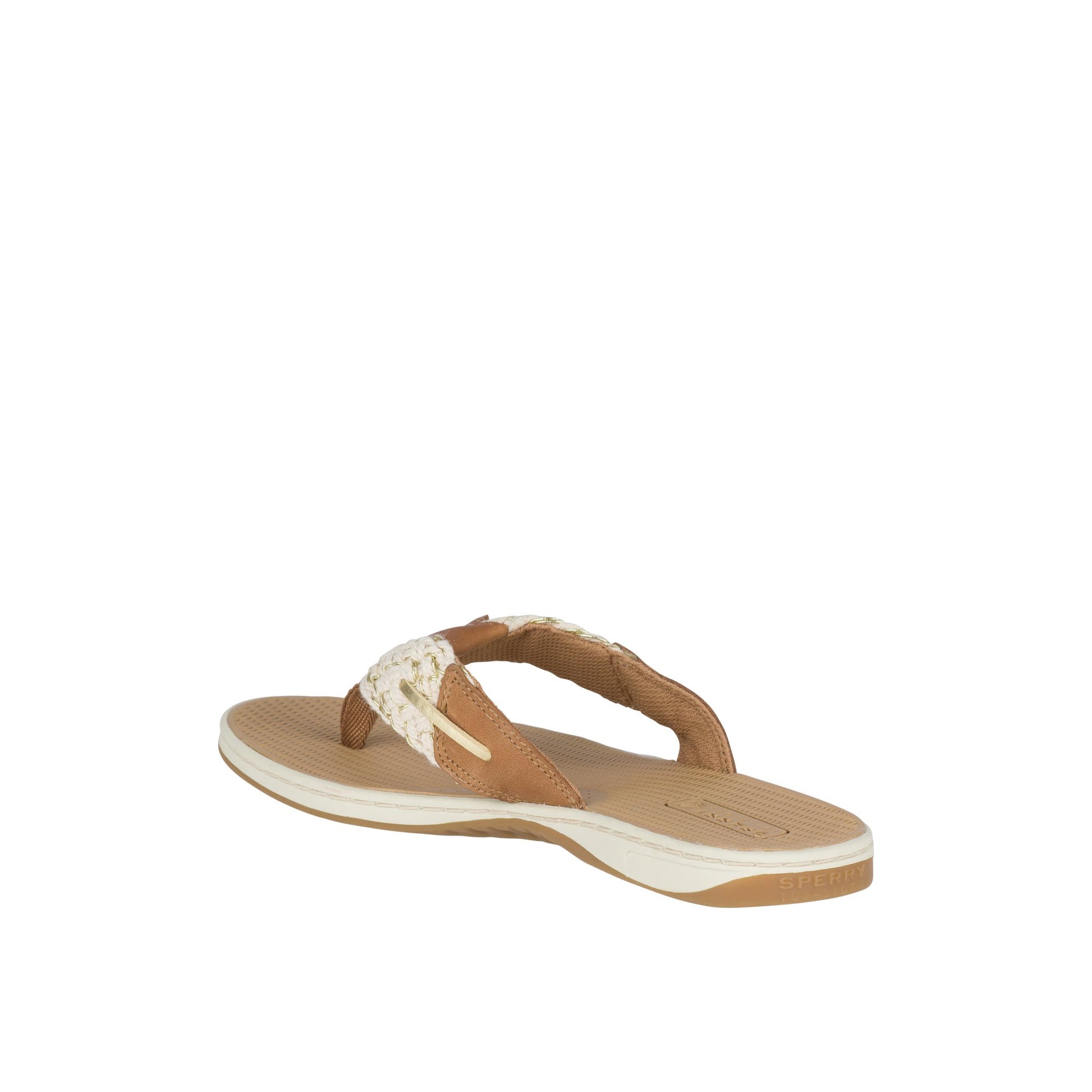 Close-up of the Natural Parrotfish Braid Sandal Flip Flop Thong Sandals