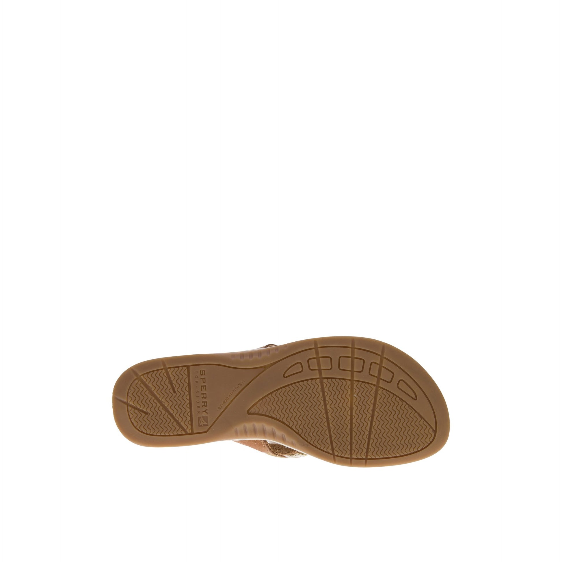 View of Natural Parrotfish Braid Sandal Flip Flop Thong Sandals's sole