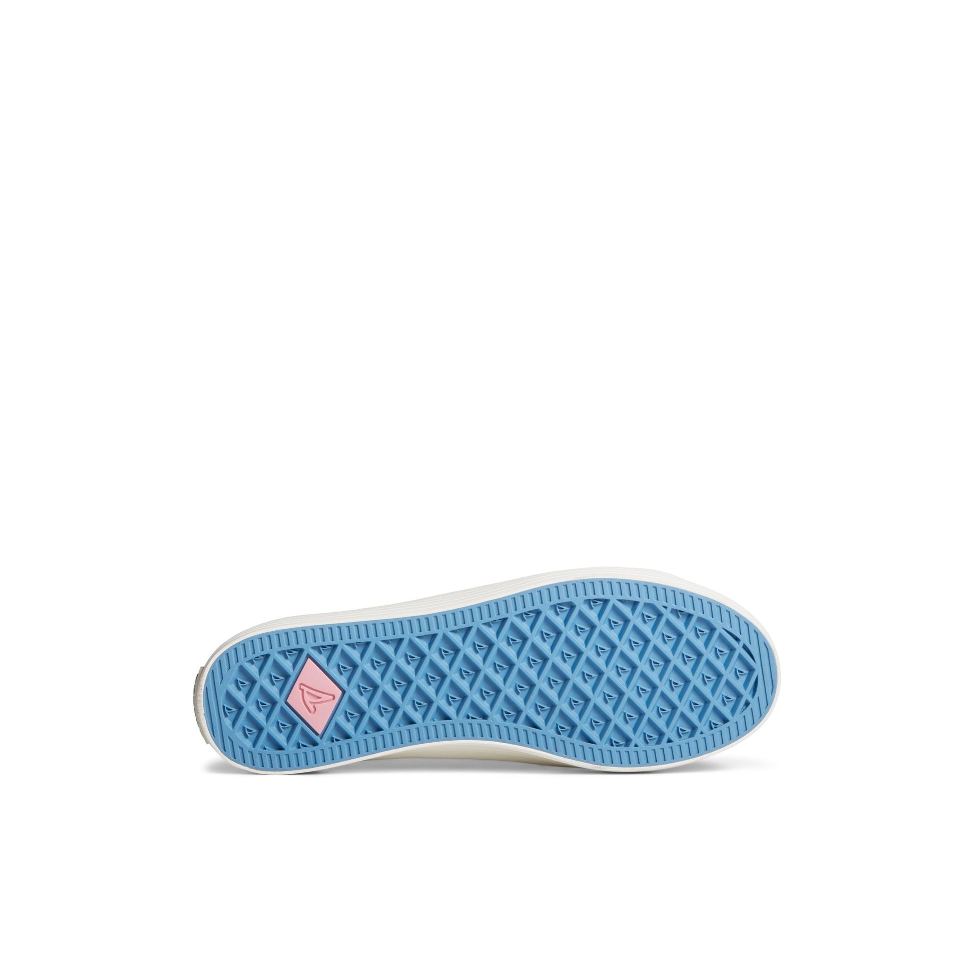 View of White Crest Vibe Platform Lace Platform Sneaker Vulcanized Sneaker's sole