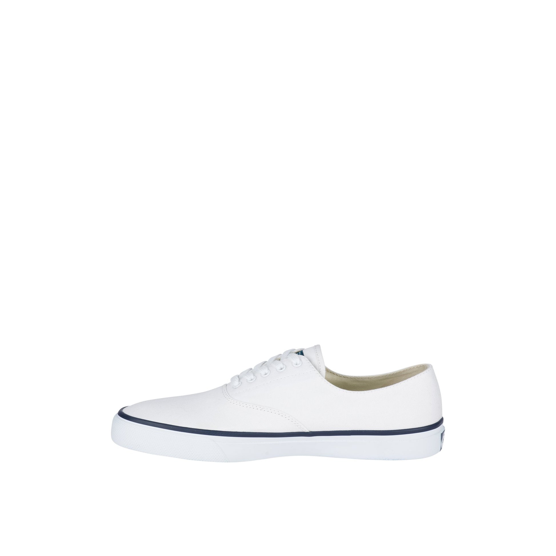 Side view of White Unisex Classic CVO Sneaker Vulcanized Sneaker
