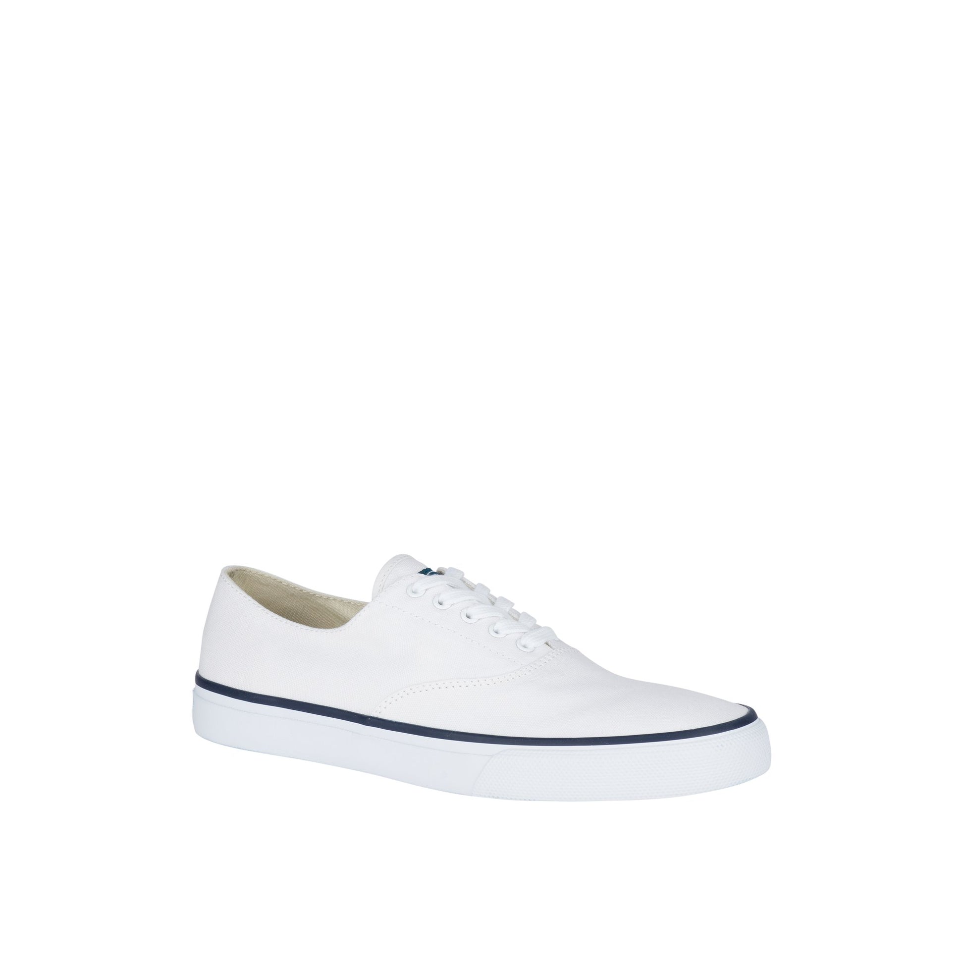 Three-quarter angle of White Unisex Classic CVO Sneaker Vulcanized Sneaker's front side