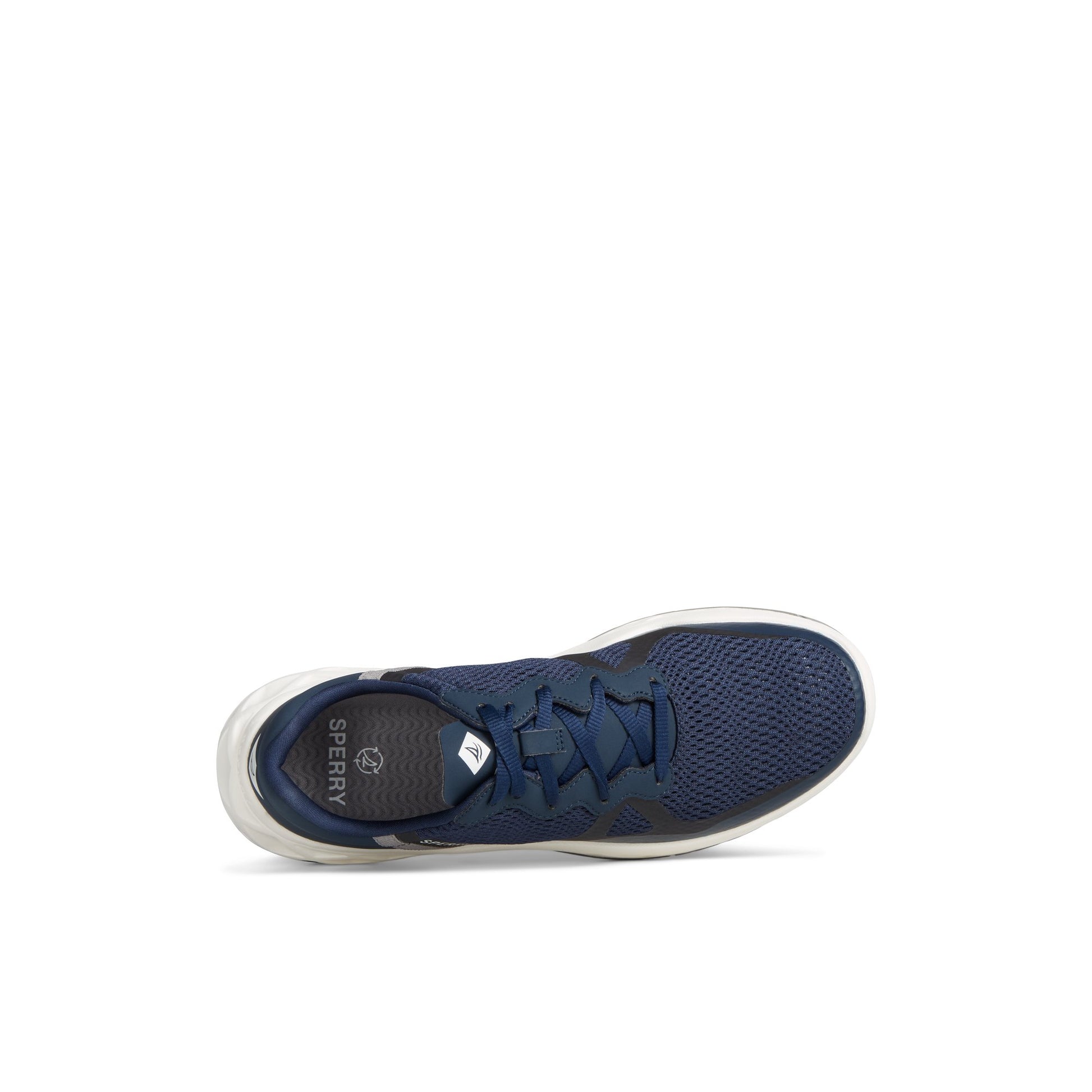 Top-down view of the Navy SeaCycled™ Headsail Sneaker Sneakers