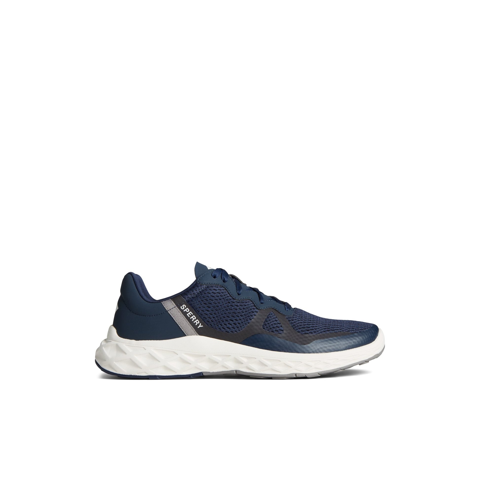 Main View of Navy SeaCycled™ Headsail Sneaker Sneakers for Mens