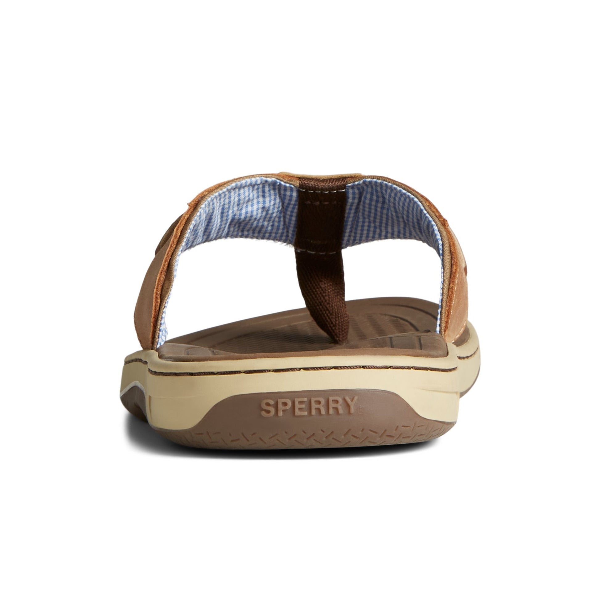 Close-up of the Light Brown Baitfish Flip Flops Flip Flop Thong Sandals