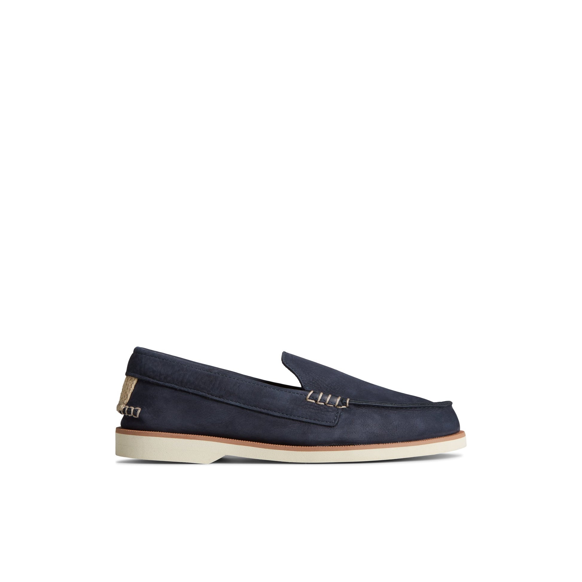 Main View of Navy Authentic Original™ Double Sole Venetian Loafer Loafer Moccasin Casual Shoes for Mens