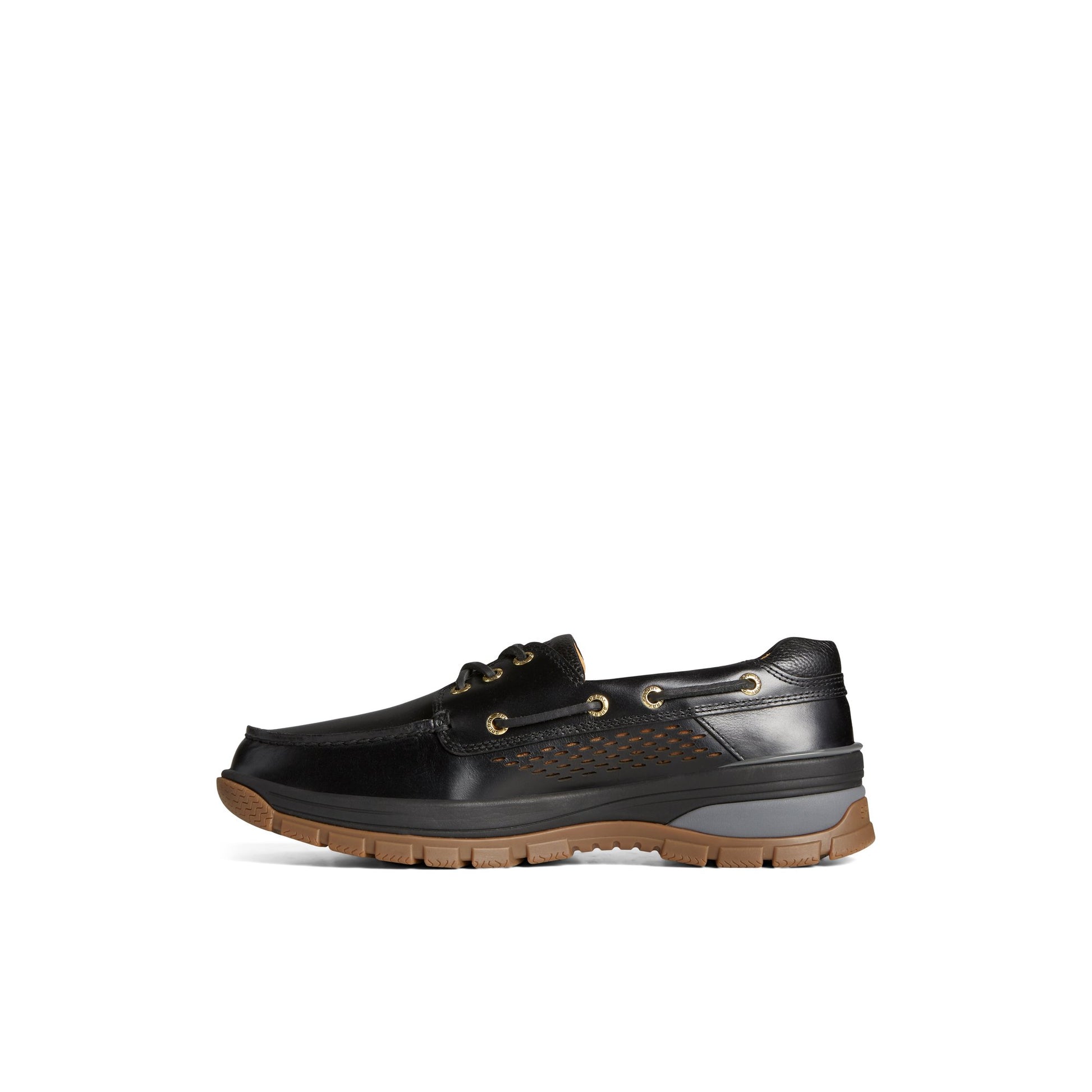 Side view of Black Gold Cup™ Billfish™ PLUSHWAVE™ Boat Shoe Boat Shoes