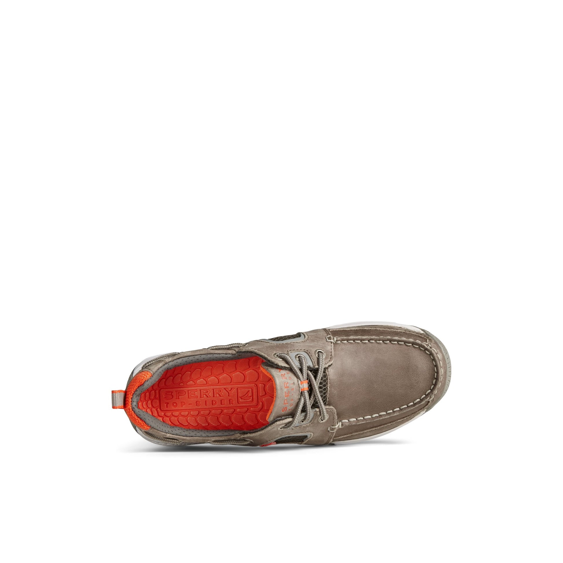 Top-down view of the Grey Sea Kite Sport Moc Boat Shoe Boat Shoe Sneaker