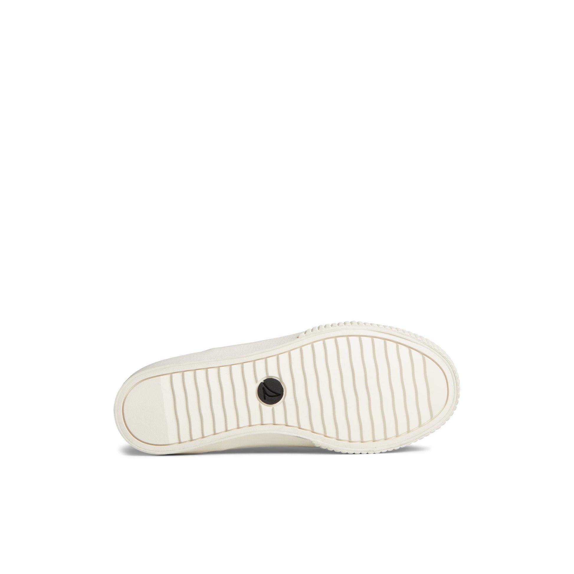 View of Black Astor Sneaker Vulcanized Sneaker's sole