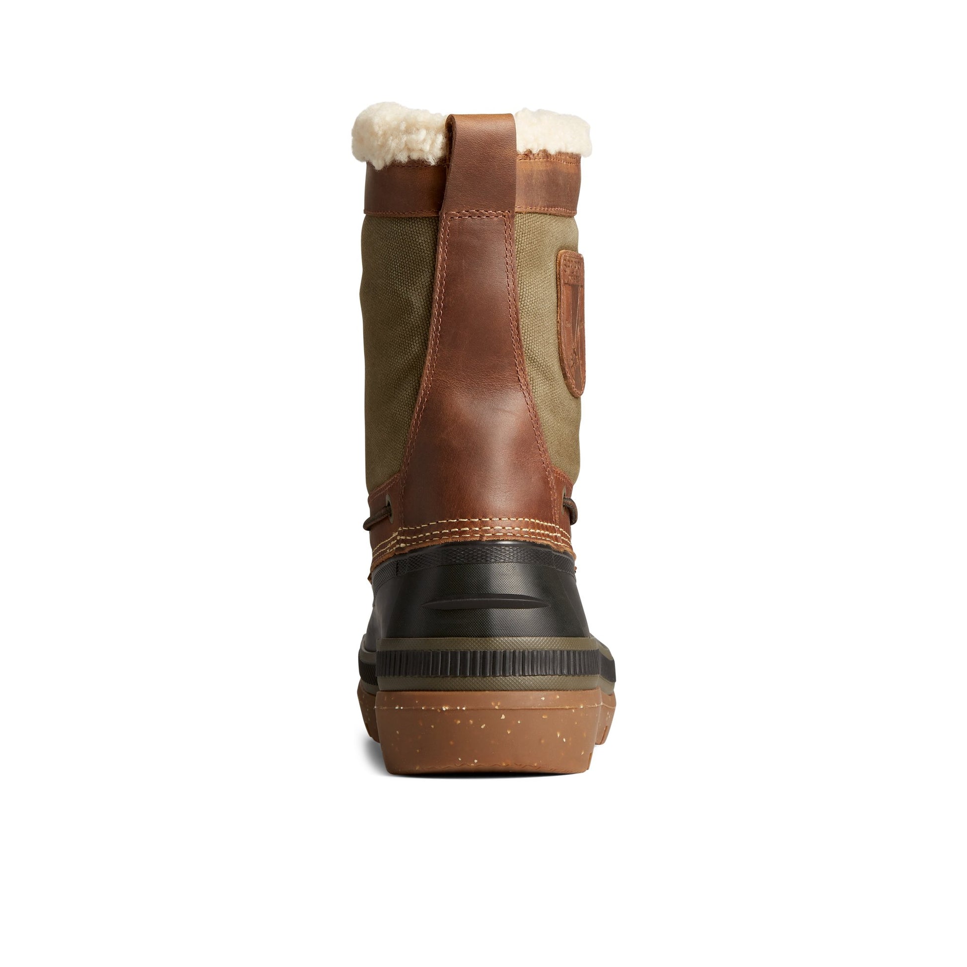 Close-up of the Brown Ice Bay Tall Thinsulate™ Boot Duck Boots