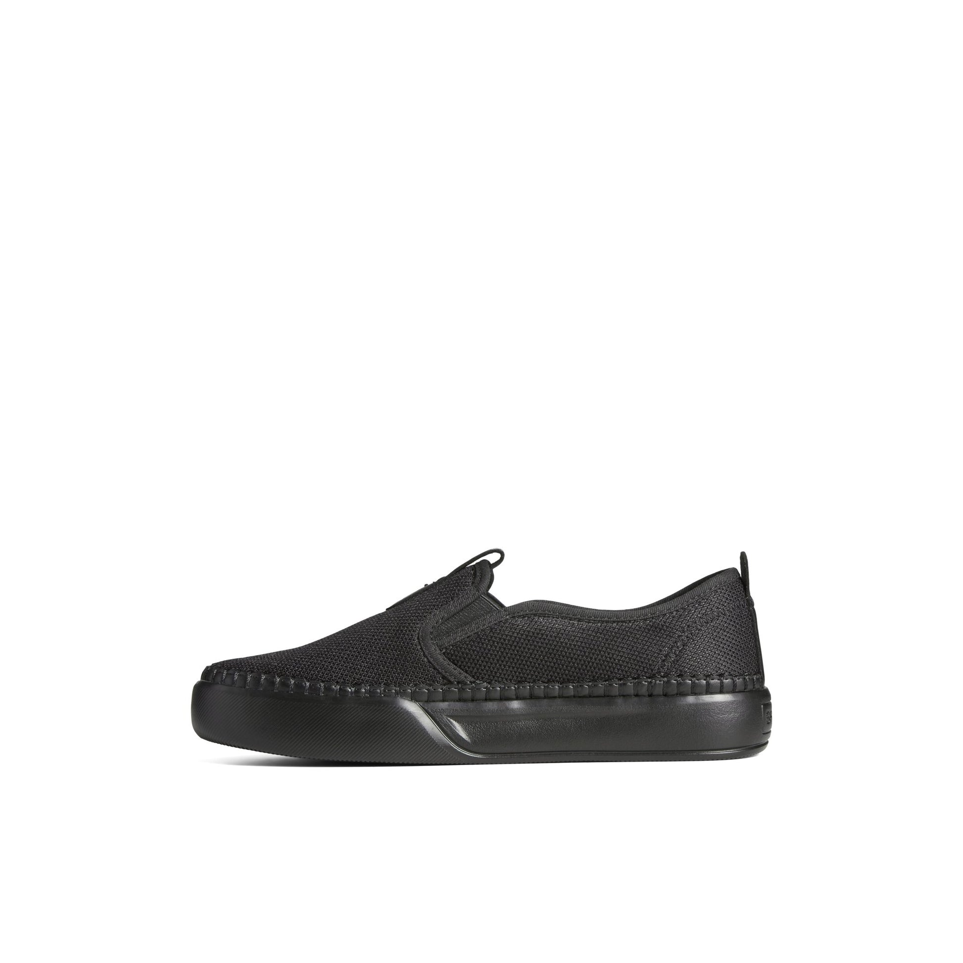 Side view of Black Breaker Plushwave™ Sneaker Slip-on Sneakers