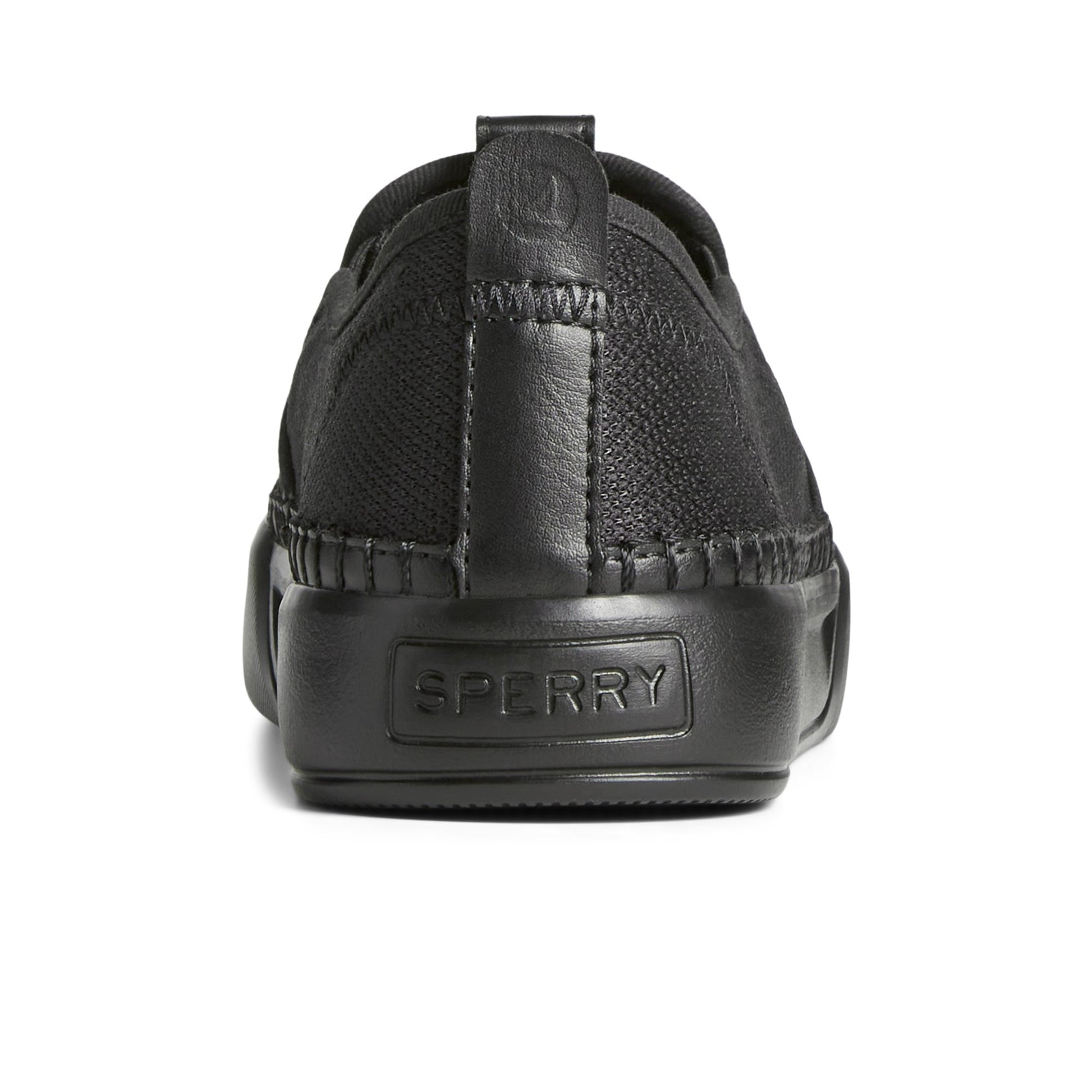 Close-up of the Black Breaker Plushwave™ Sneaker Slip-on Sneakers