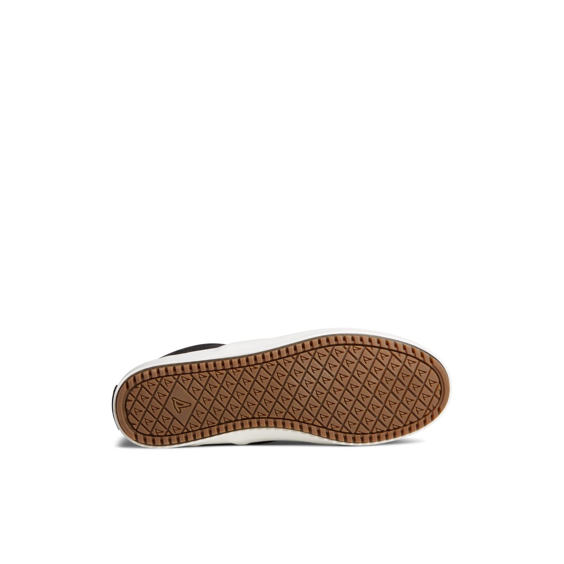 View of Black Crest Side Zip Cozy Sneaker Sneaker Boots's sole