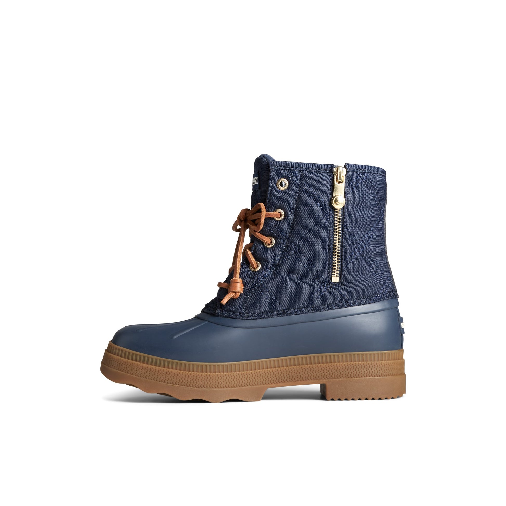 Side view of Navy Saltwater™ 2.0 Textile Duck Boot Duck Boots