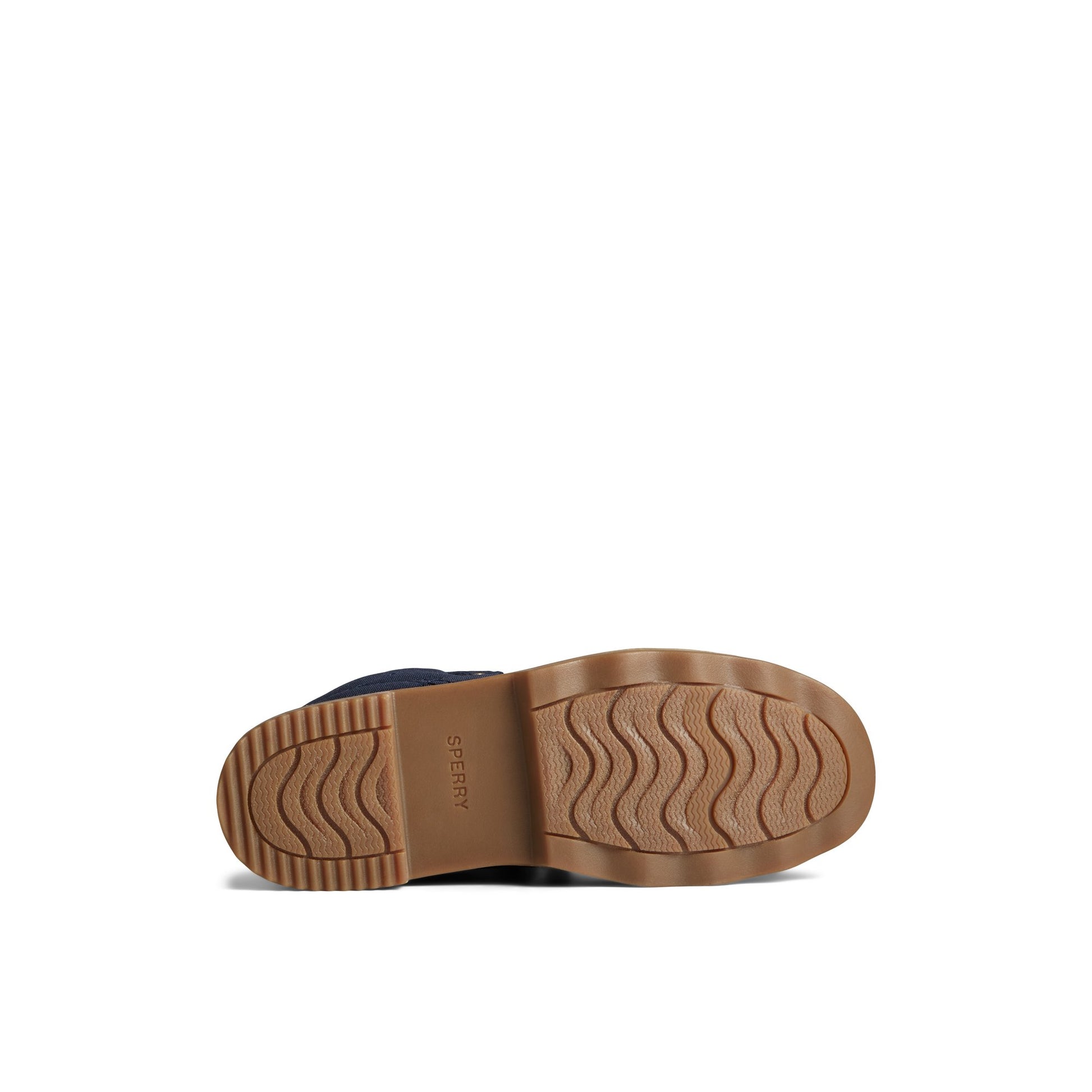 View of Navy Saltwater™ 2.0 Textile Duck Boot Duck Boots's sole