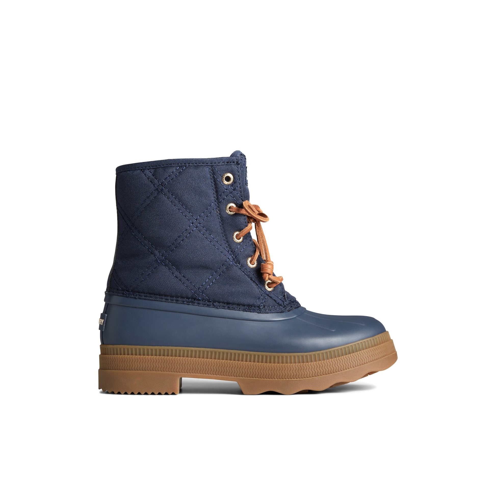 Main View of Navy Saltwater™ 2.0 Textile Duck Boot Duck Boots for Womens