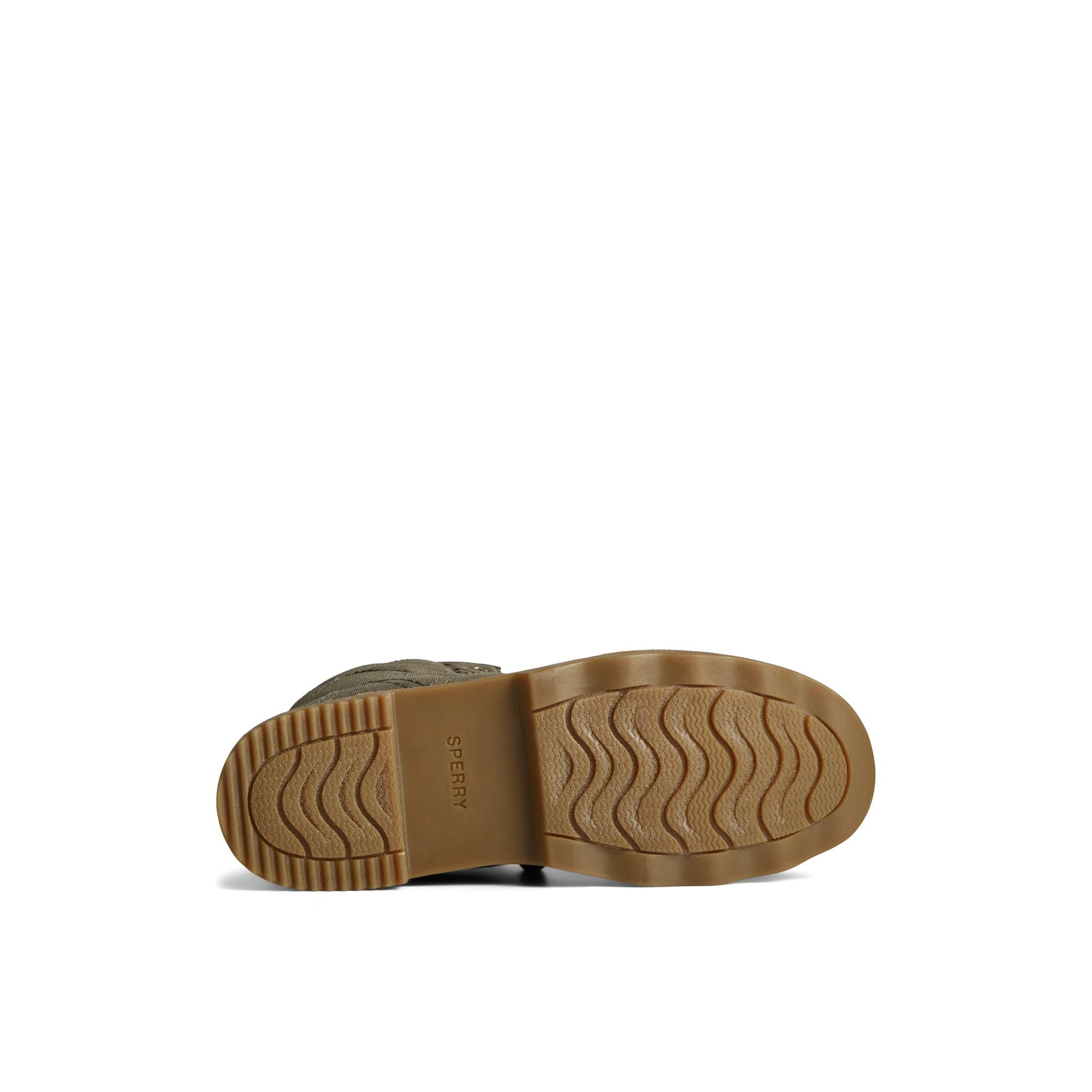 View of Medium Green Saltwater™ 2.0 Textile Duck Boot Duck Boots's sole