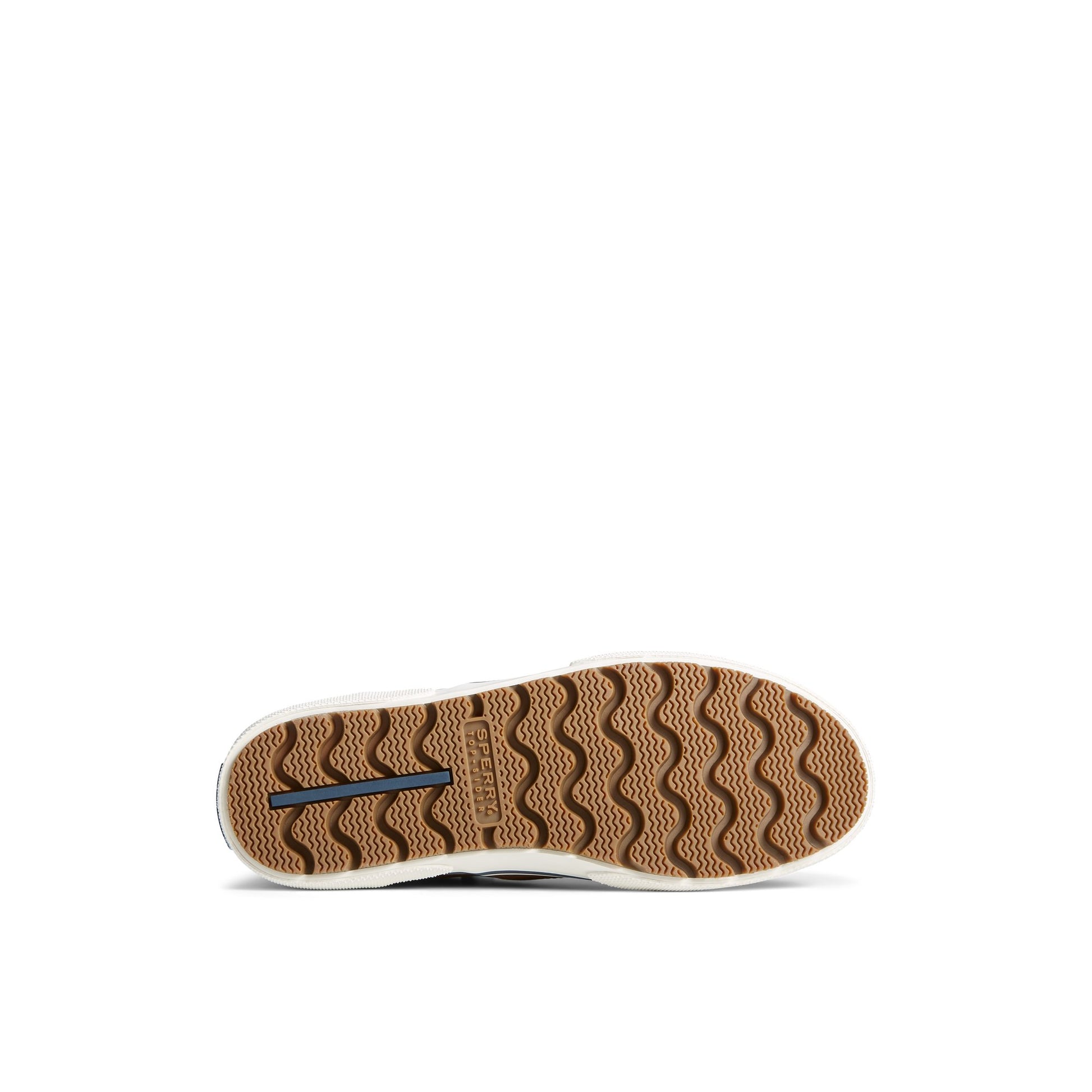View of Brown Halyard Storm Chukka High Top Sneakers's sole