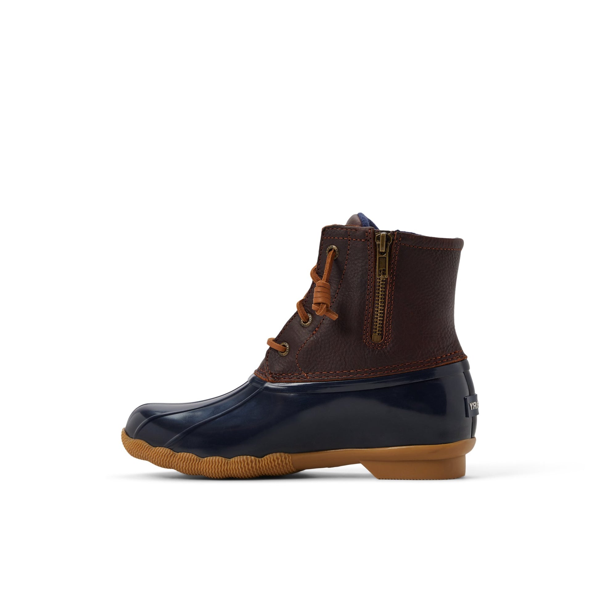 Three-quarter angle of Dark Beige Saltwater™ Duck Boot Duck Boots's back side
