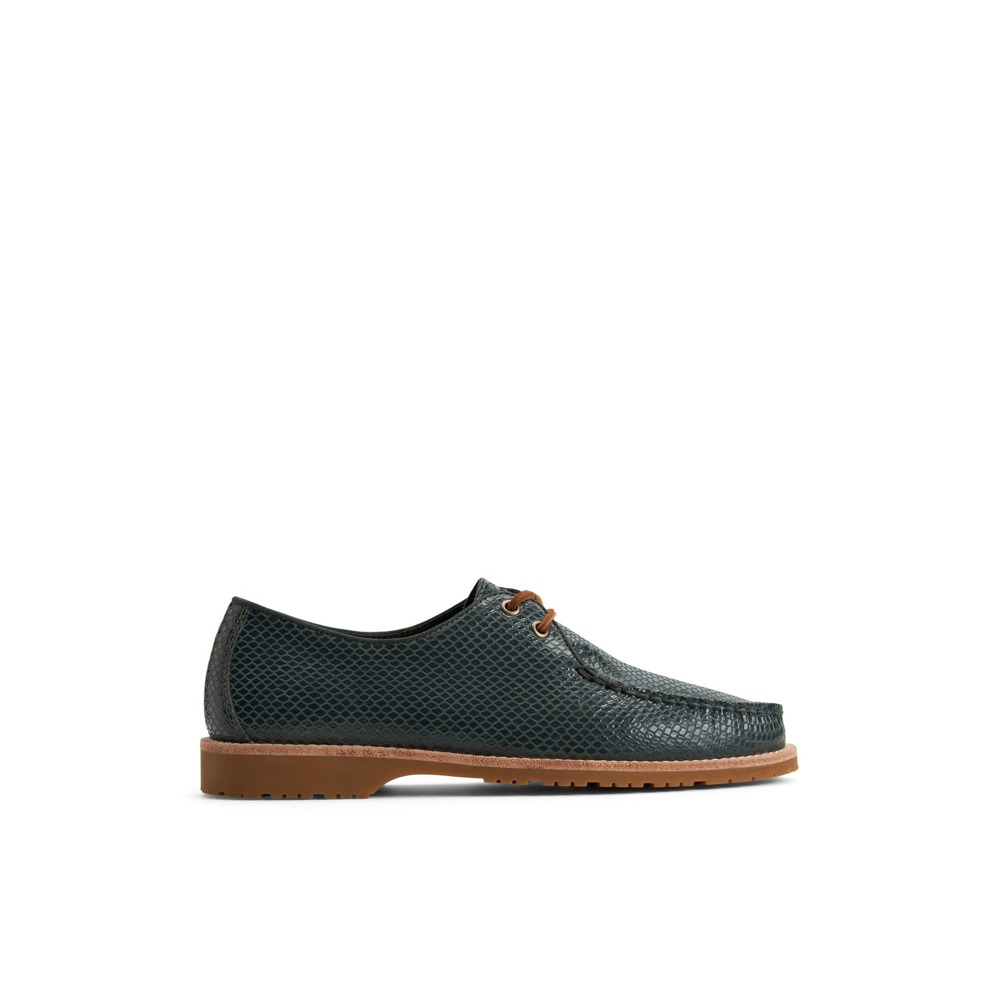 Main View of Green Sperry x Palmes Captain’s Oxford Captain's Oxford Dress Shoes for Unisex