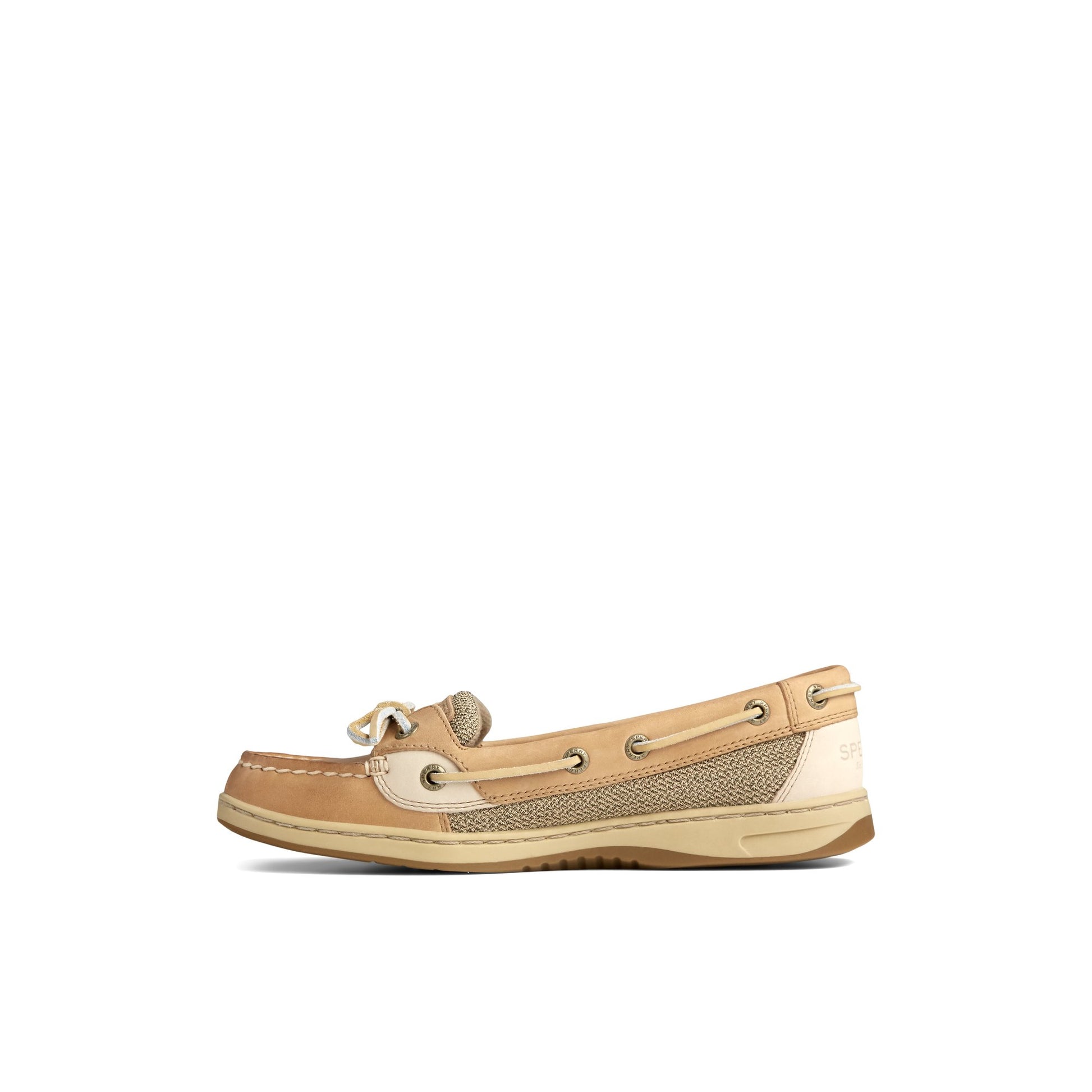 Side view of White/white Angelfish Boat Shoe Boat Shoes