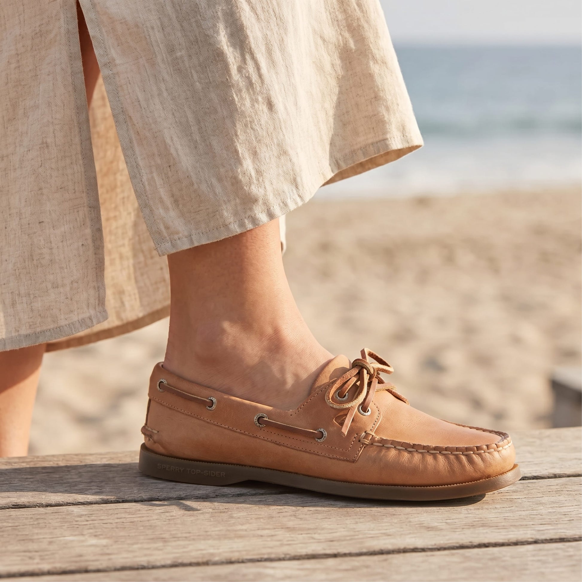Product media for Authentic Original™ 2 Eye Boat Shoe