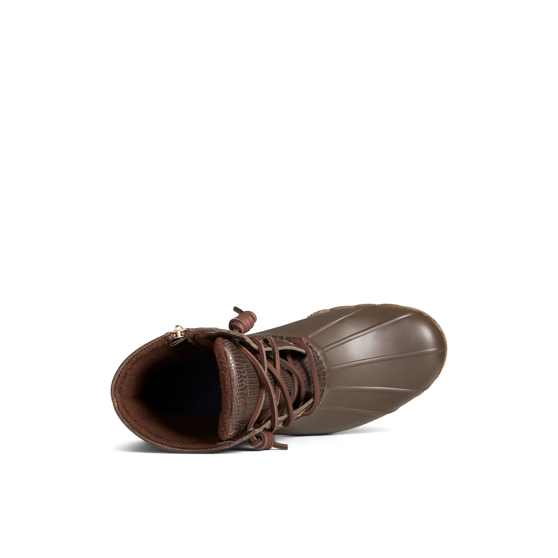 Top-down view of the Medium Brown Saltwater™ Duck Boot Duck Boots