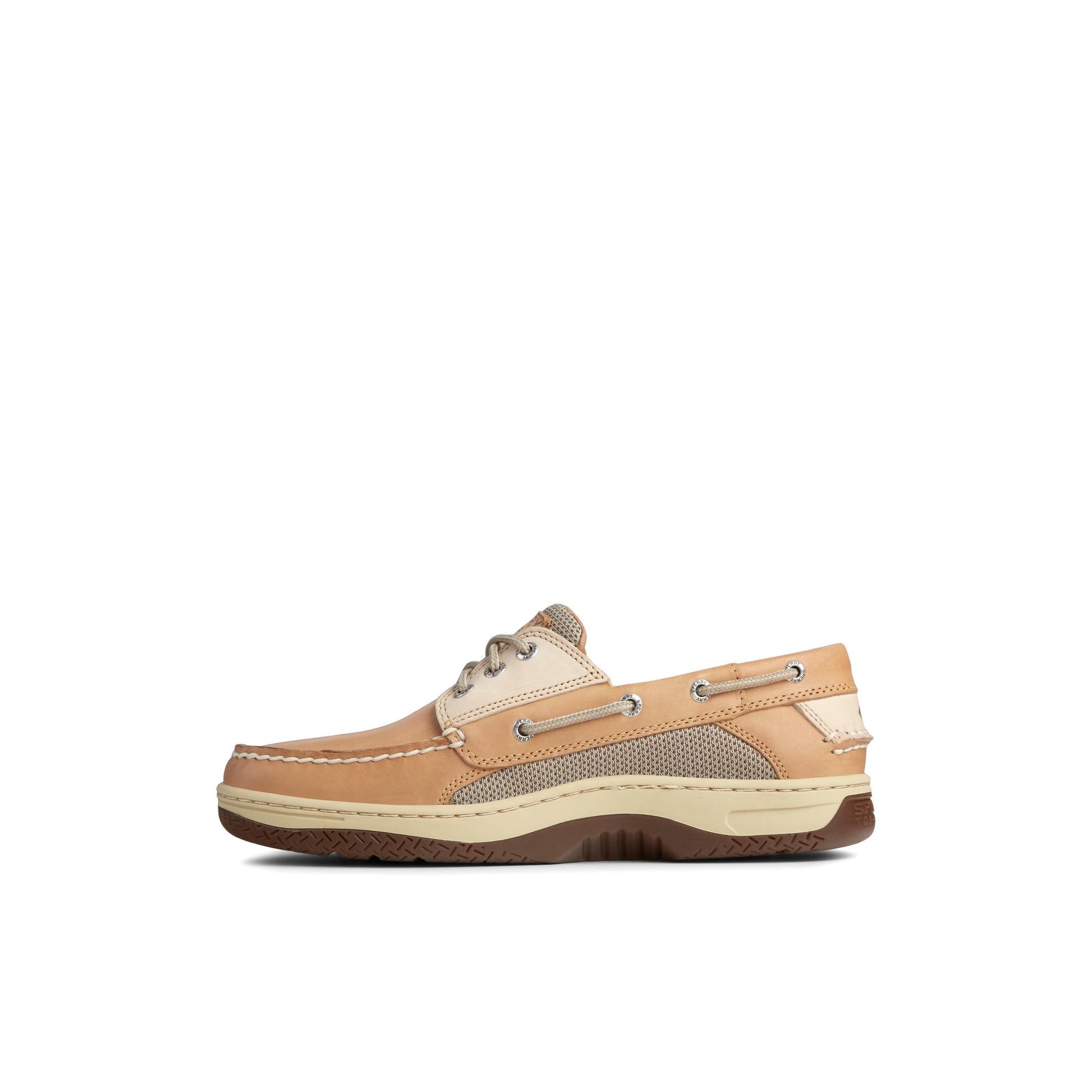 Side view of Light Brown Billfish™ 3-Eye Boat Shoe Boat Shoes