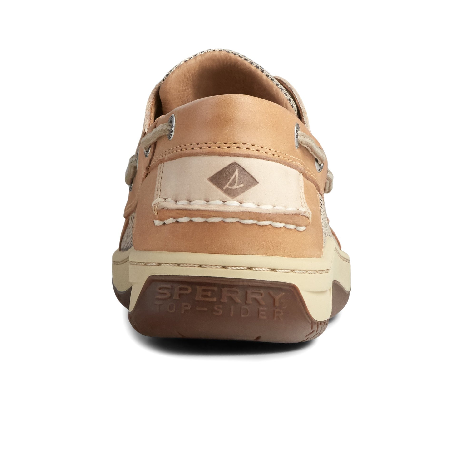 Close-up of the Light Brown Billfish™ 3-Eye Boat Shoe Boat Shoes
