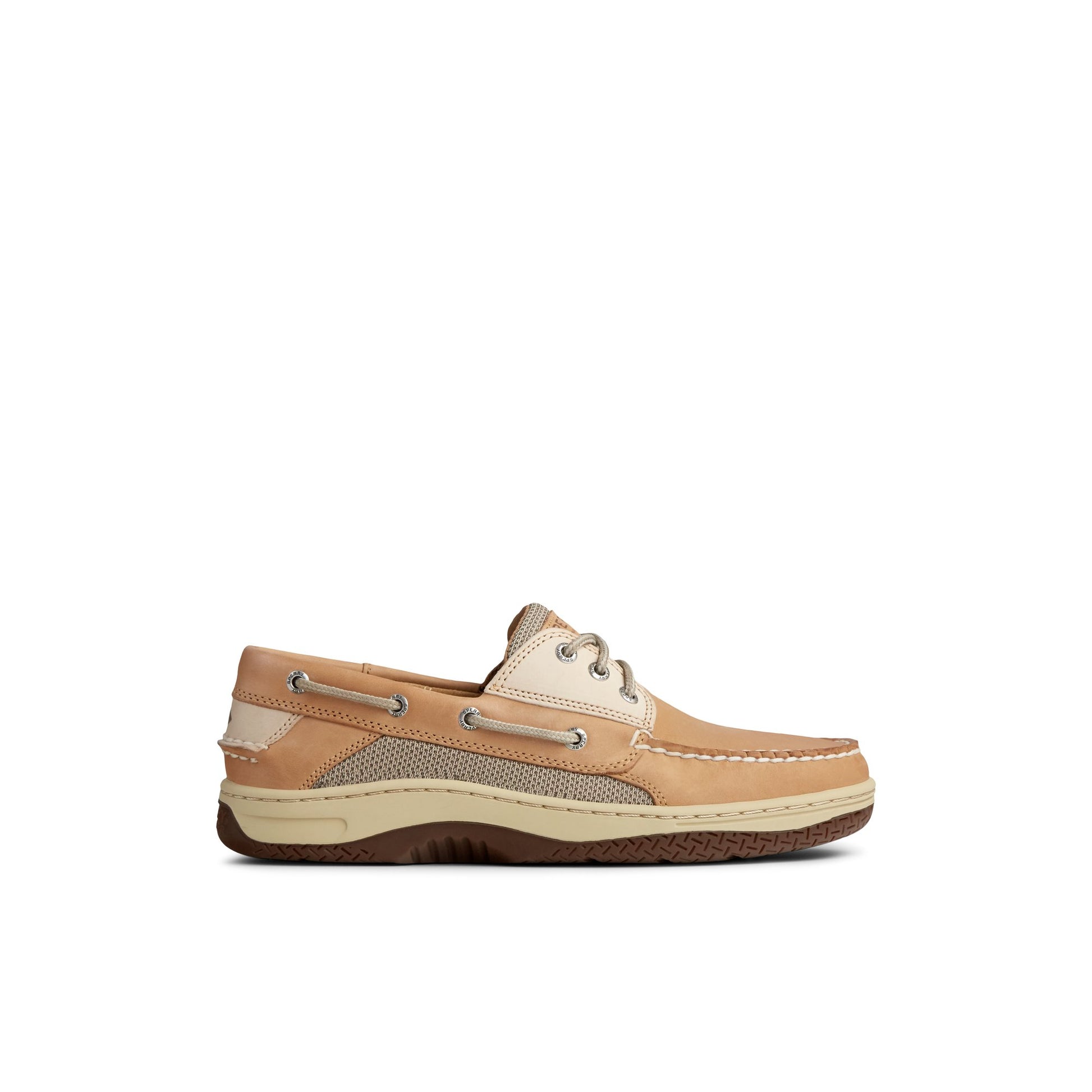 Main View of Light Brown Billfish™ 3-Eye Boat Shoe Boat Shoes for Mens