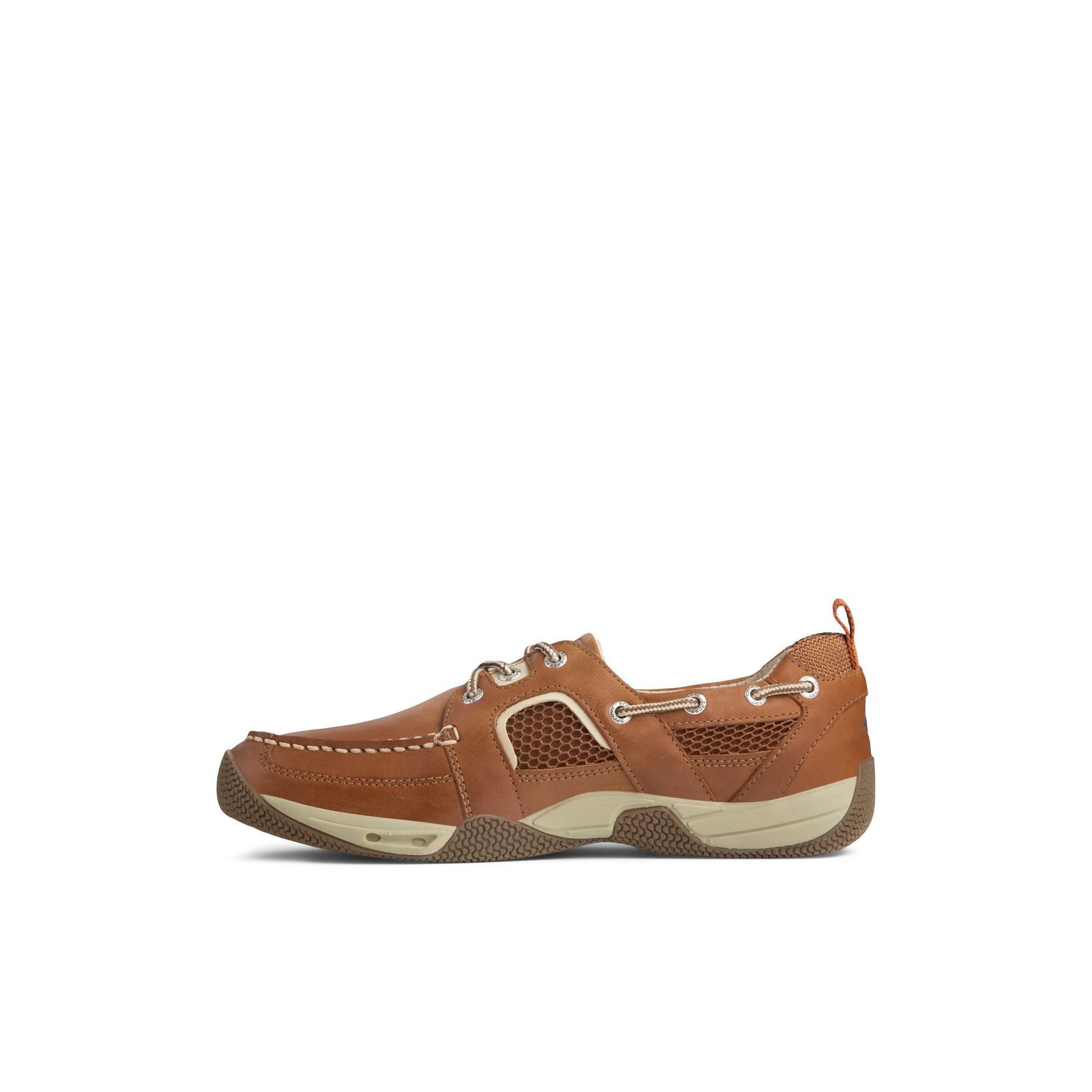 Side view of Light Brown Sea Kite Sport Moc Boat Shoe Boat Shoe Sneaker