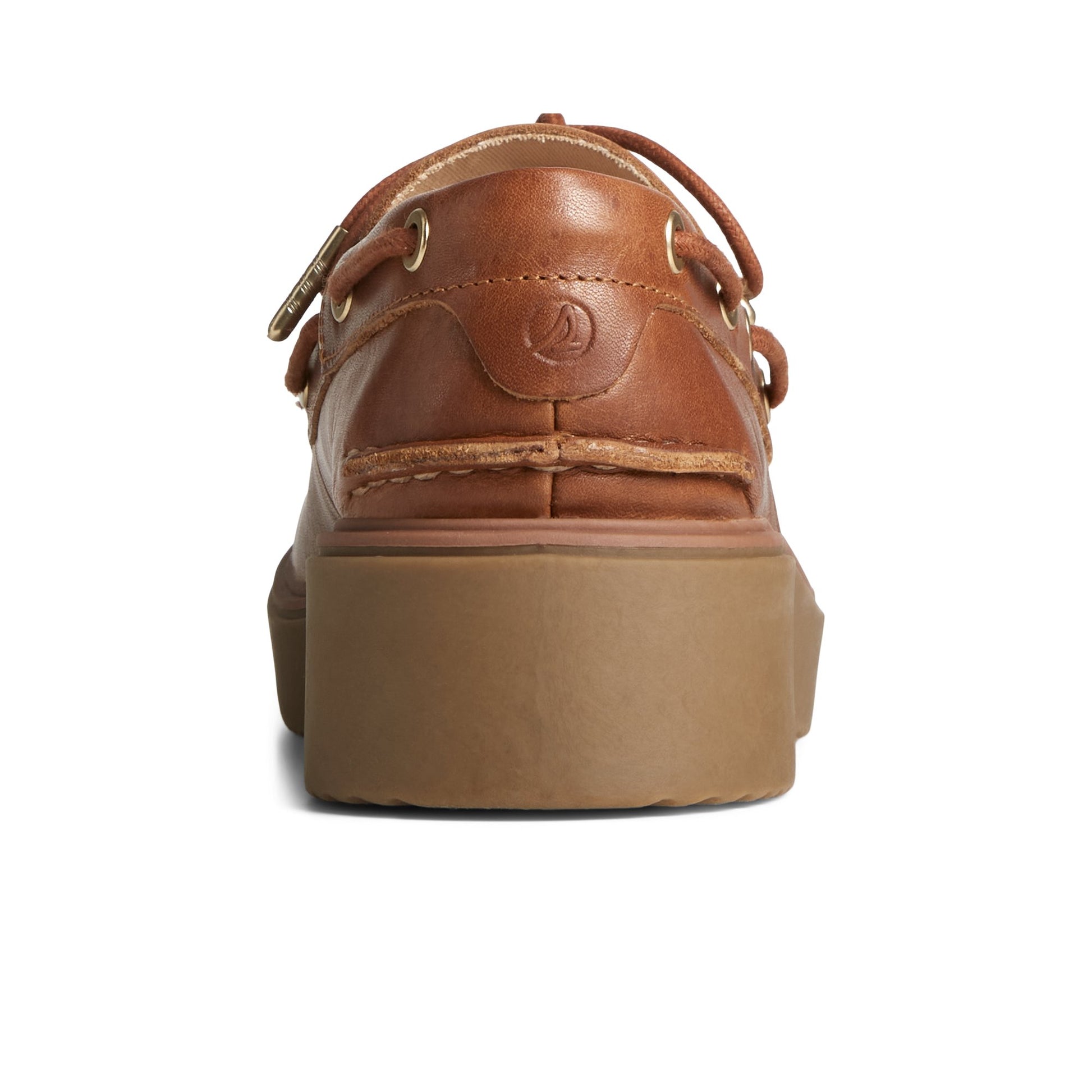 Close-up of the Natural Bayside Boat Shoe Boat Shoes