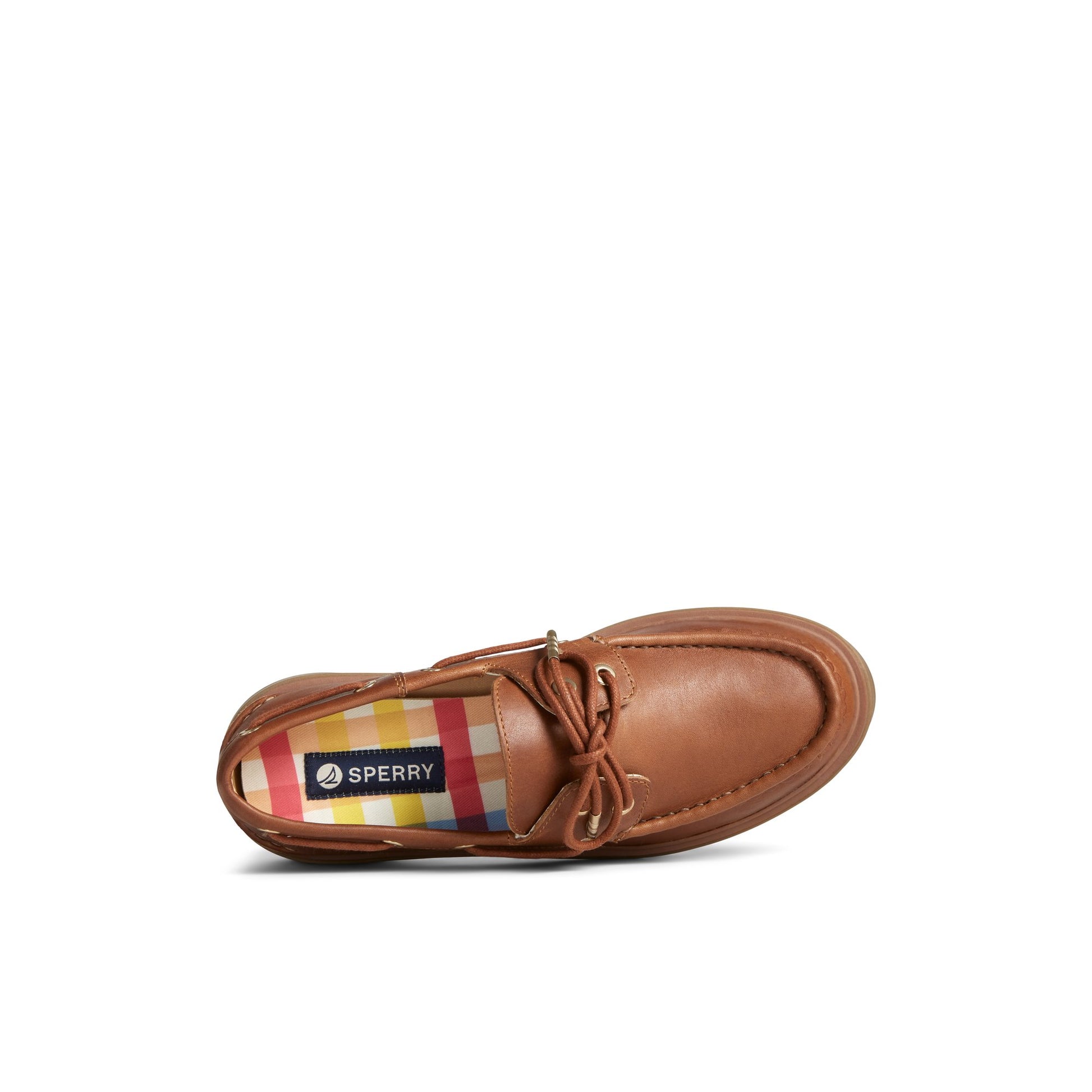 Top-down view of the Natural Bayside Boat Shoe Boat Shoes