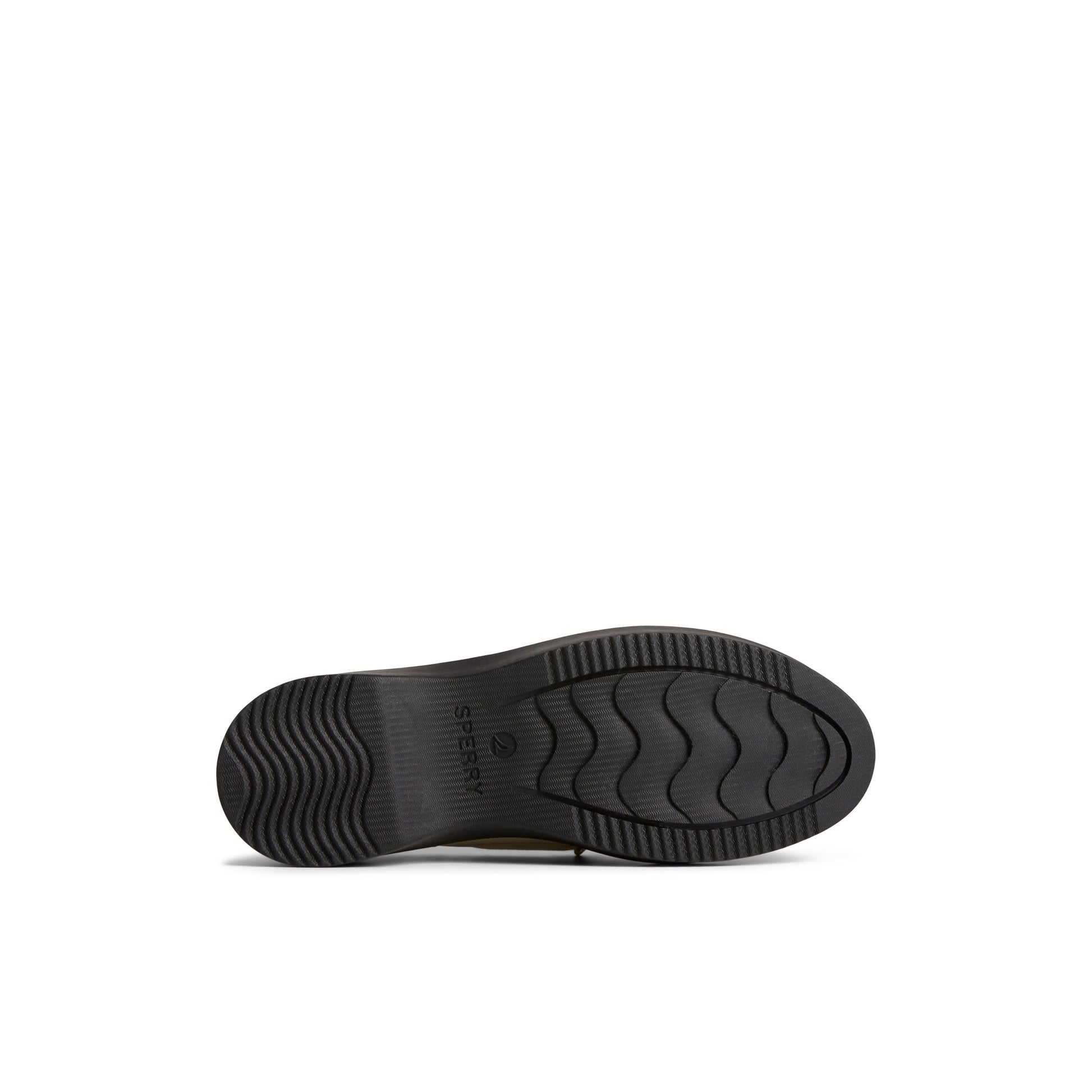 View of White Bayside Boat Shoe Boat Shoes's sole