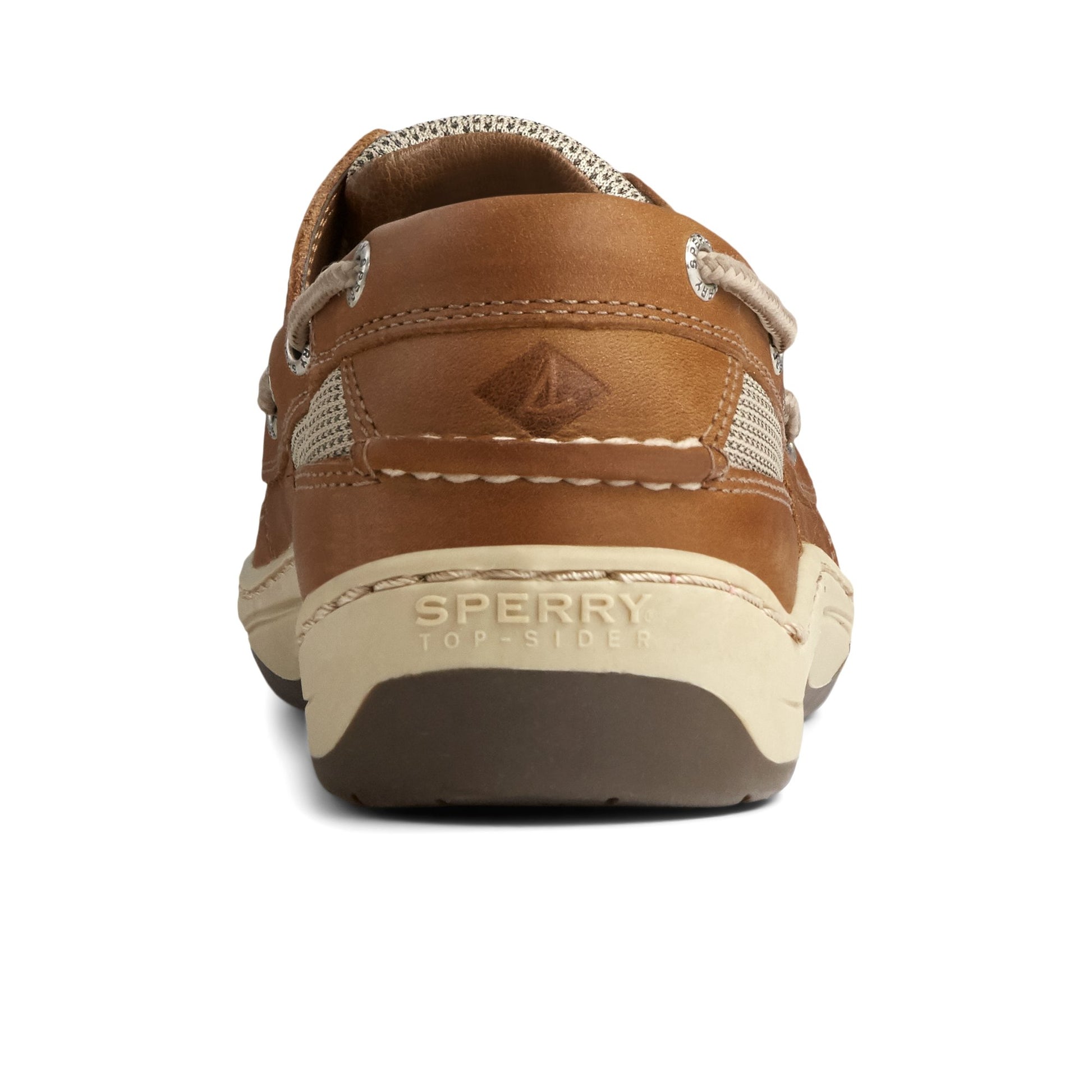 Close-up of the Cognac Tarpon 2 Eye Boat Shoe Boat Shoes
