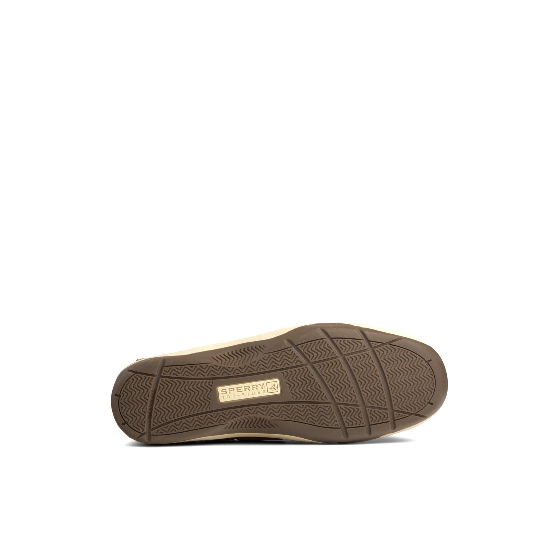 View of Cognac Tarpon 2 Eye Boat Shoe Boat Shoes's sole