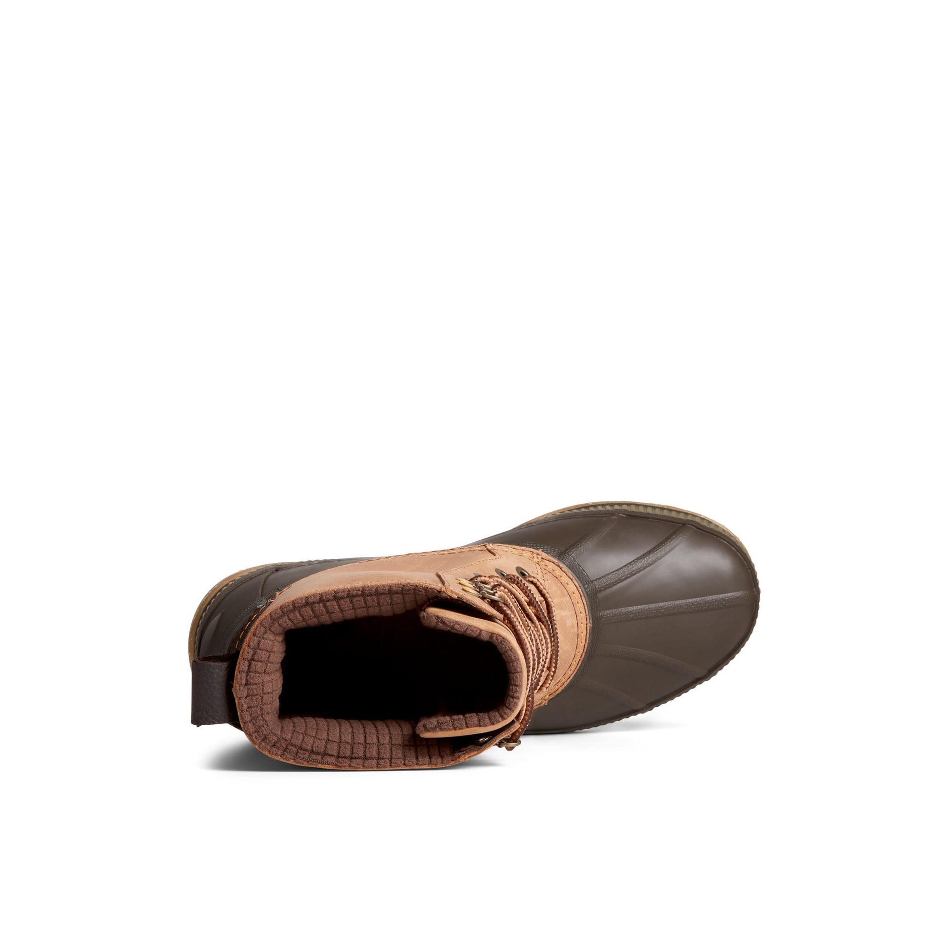 Top-down view of the Medium Beige Ice Bay Thinsulate™ Tall Duck Boot Duck Boots