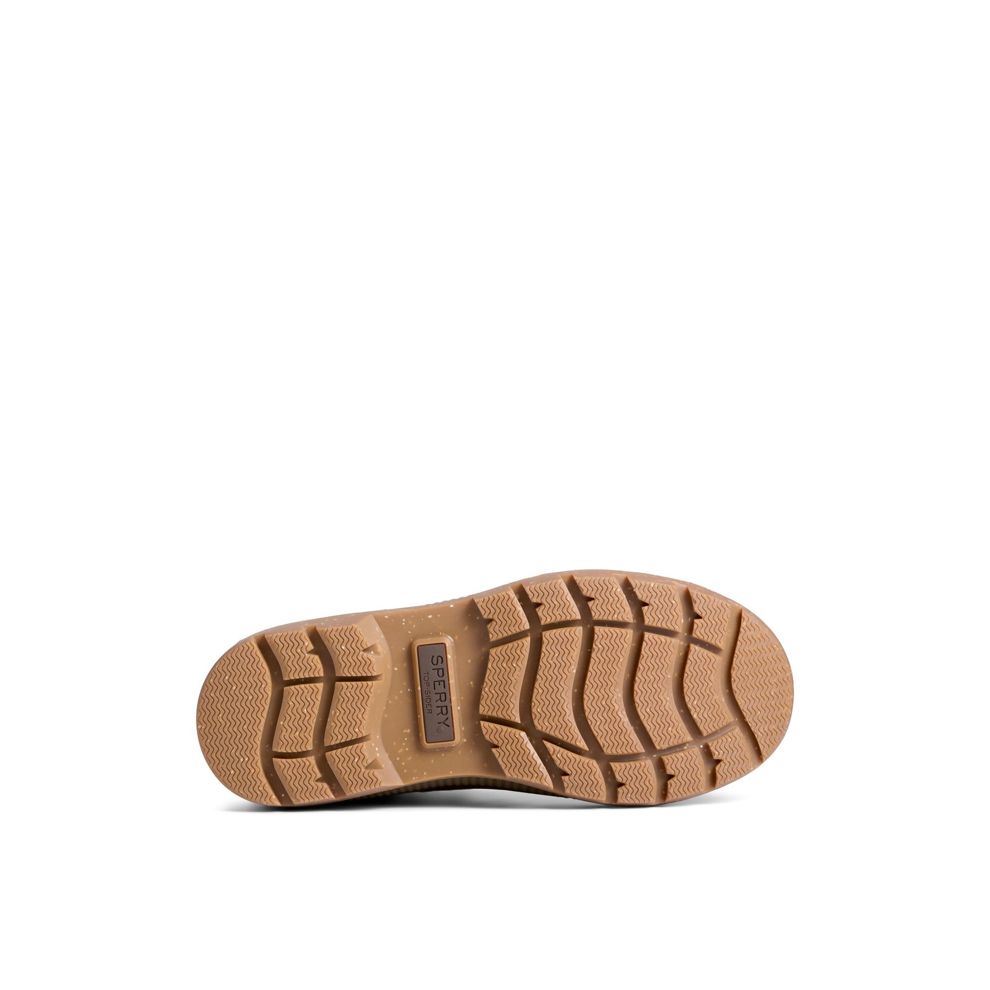 View of Medium Beige Ice Bay Thinsulate™ Tall Duck Boot Duck Boots's sole