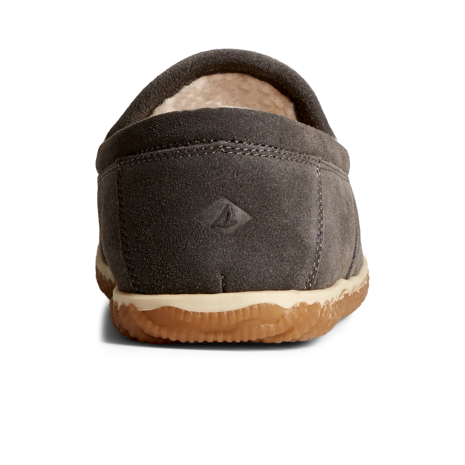 Close-up of the Grey Malcom Slipper Loafer Moccasin Casual Shoes
