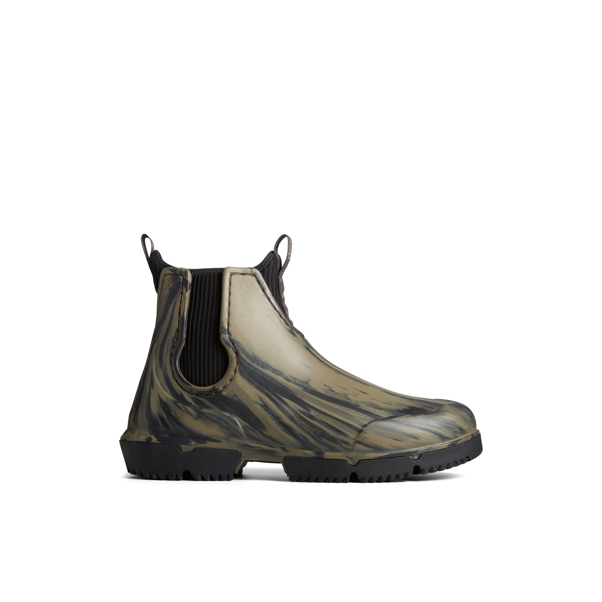 Main View of Green Float Rain Boot Chelsea Rain Boot for Mens