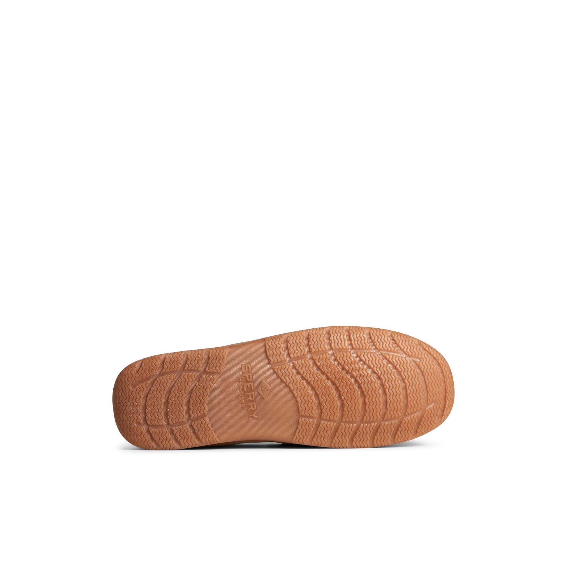 View of Medium Beige Doyle Moc 1-Eye Slipper 's sole