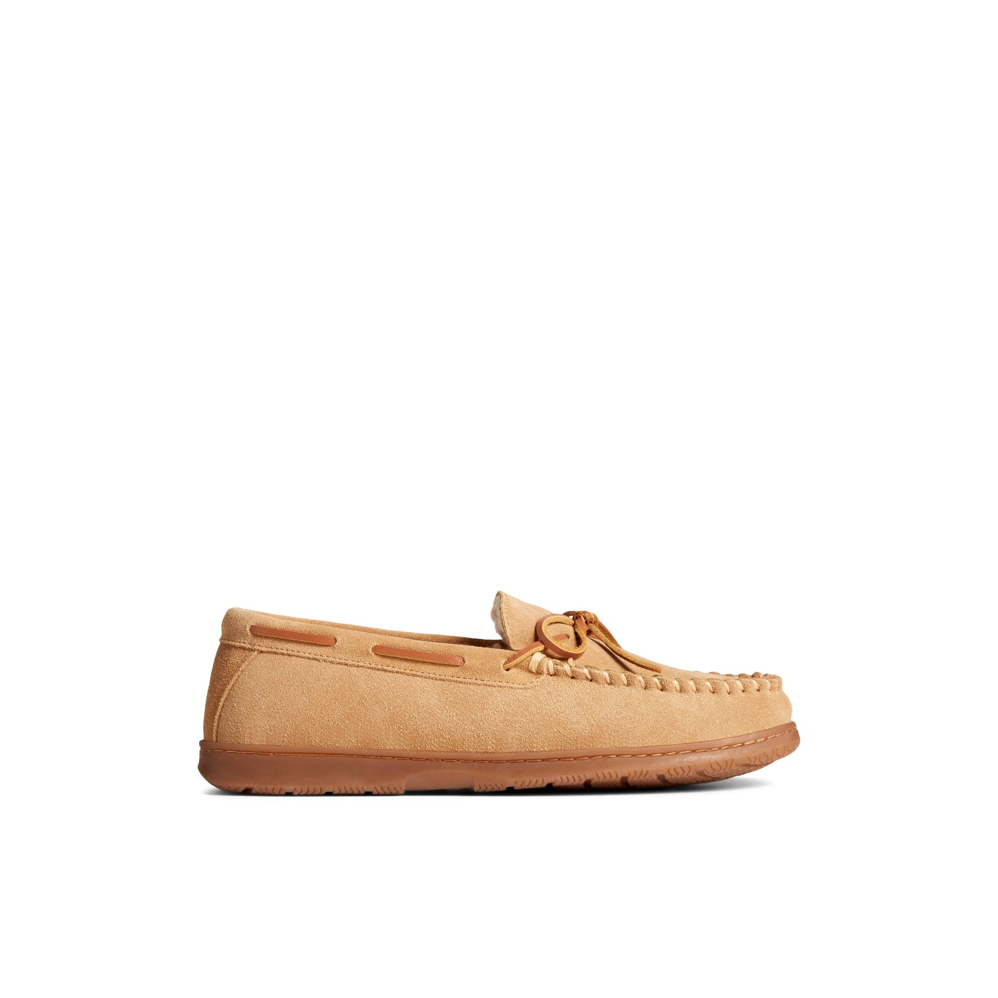 Main View of Medium Beige Doyle Moc 1-Eye Slipper  for Mens
