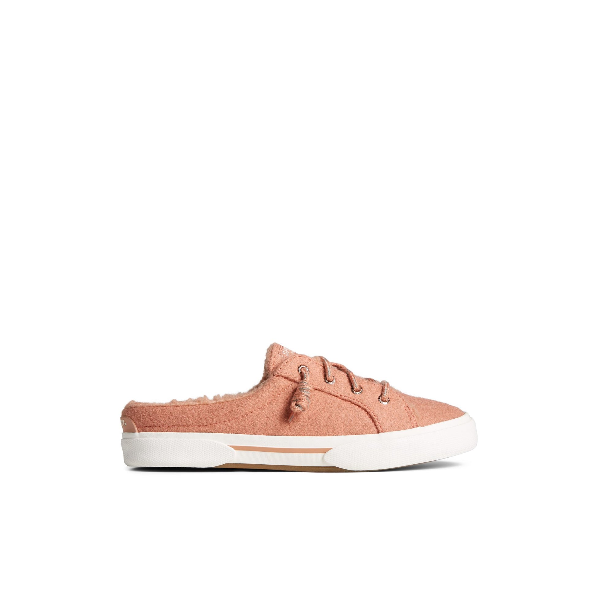 Main View of Dark Pink Pier Wave Platform Slip On Sneaker Sneaker Mule for Womens