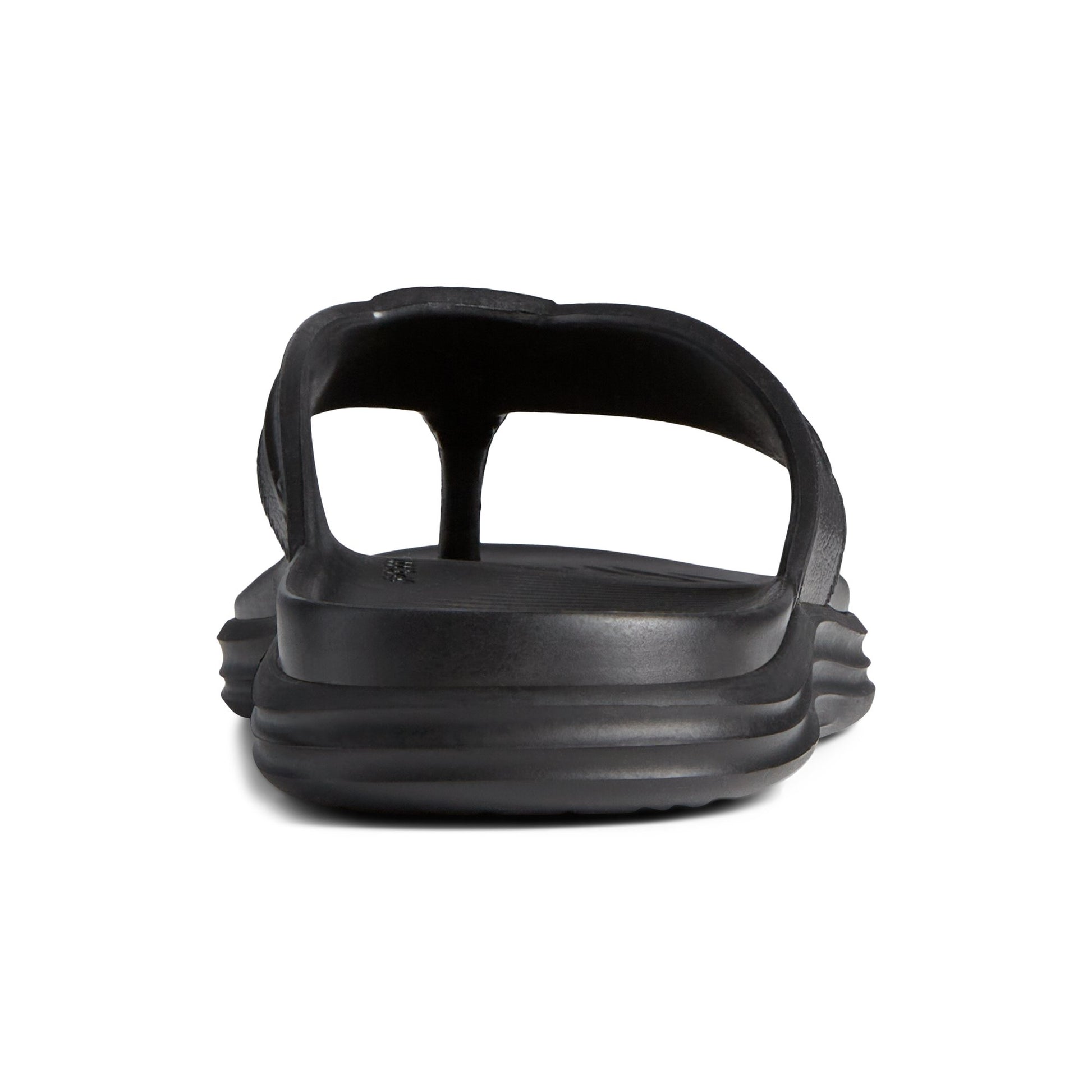 Close-up of the Black Windward Float Flip Flop Flip Flop Thong Sandals