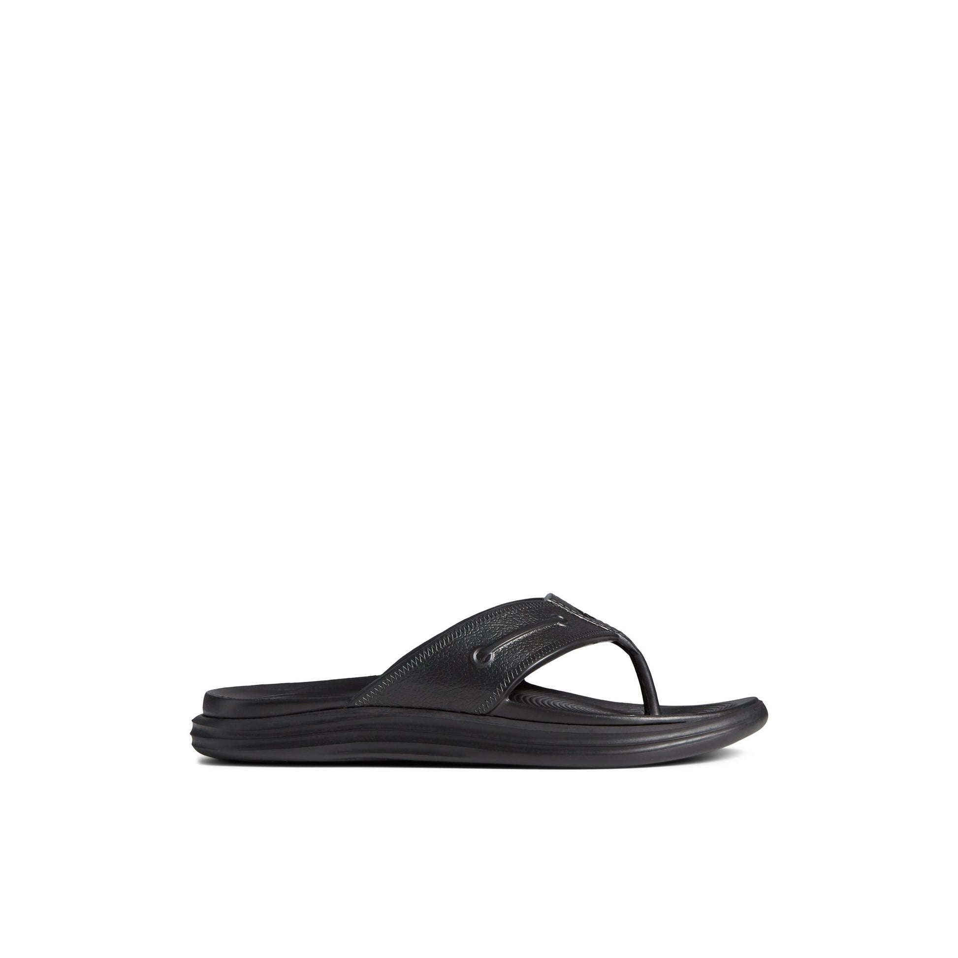Main View of Black Windward Float Flip Flop Flip Flop Thong Sandals for Womens