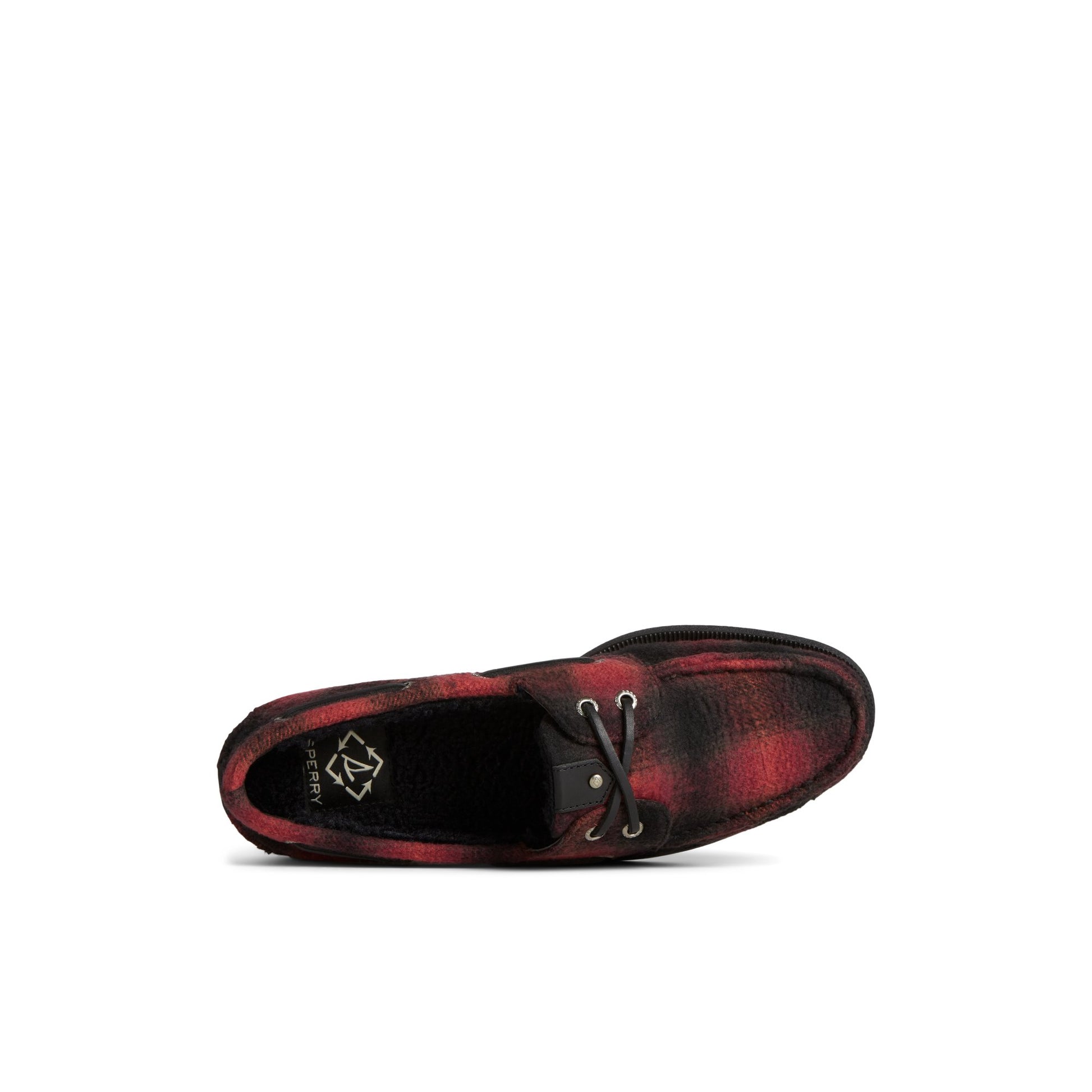 Top-down view of the Red SeaCycled™ Authentic Original™ Cozy Boat Shoe Boat Shoes