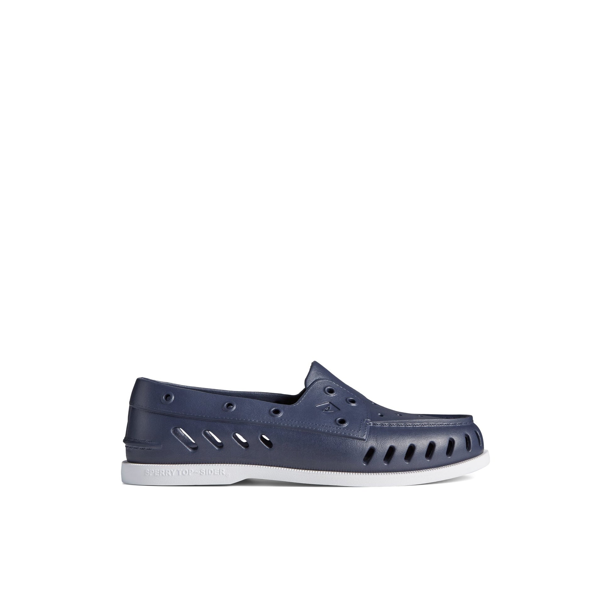 Main View of Navy Authentic Original™ Float Boat Shoe Boat Shoes for Mens